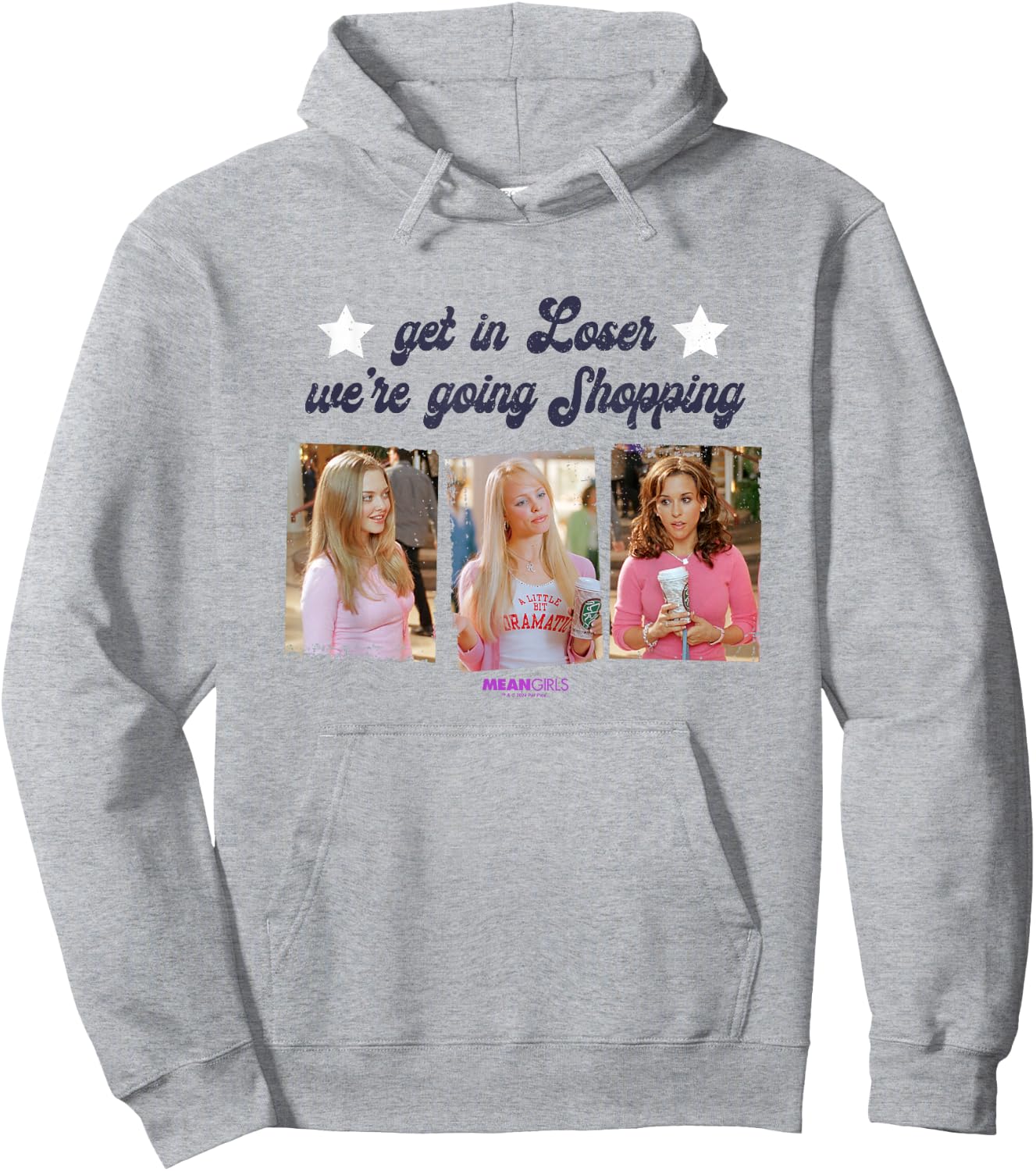 Mean Girls Plastics Quote Get In Loser We're Going Shopping Hoodie - Hoodie | Ash