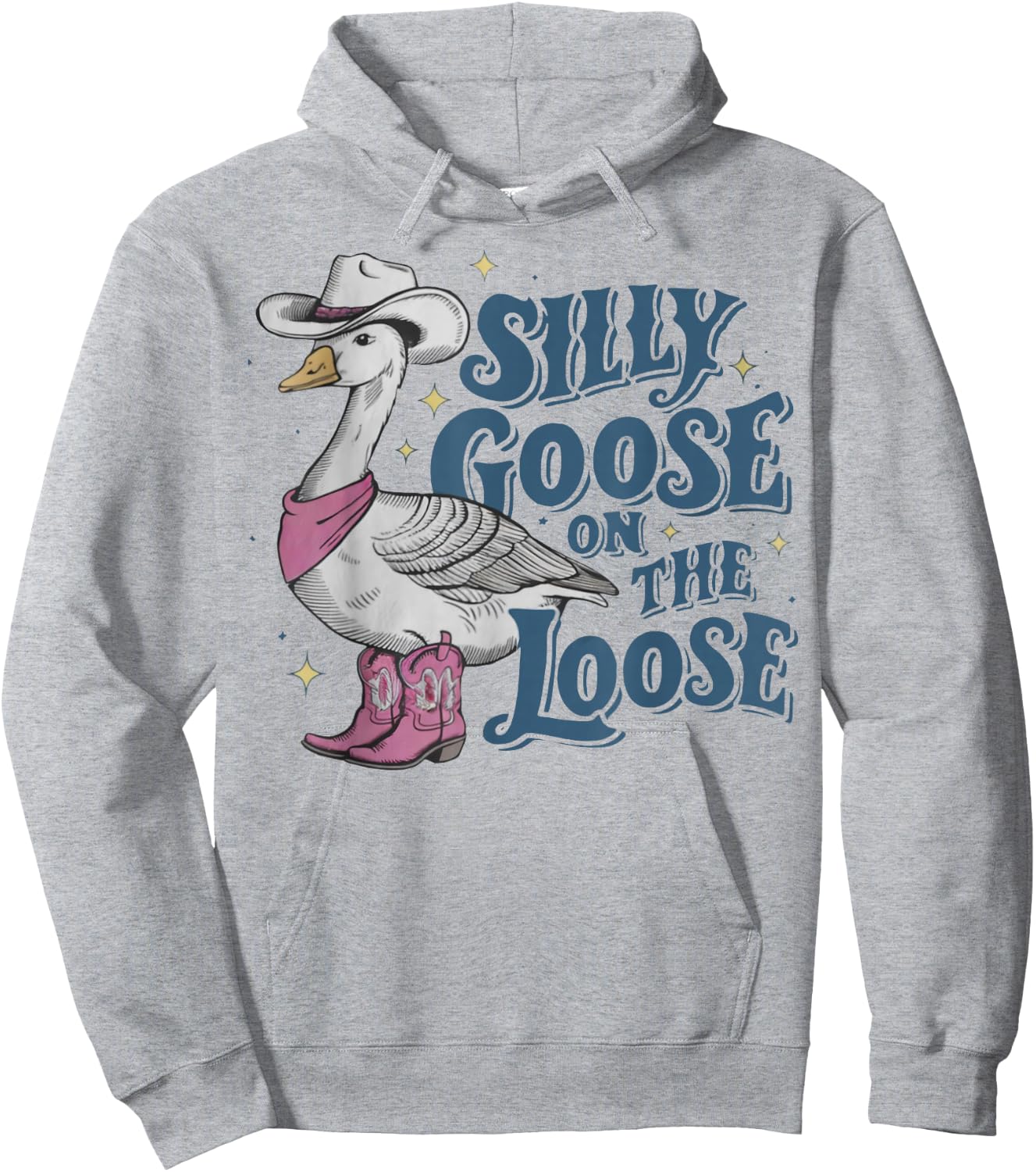 Silly Goose On The Loose Hoodie - Hoodie | Ash
