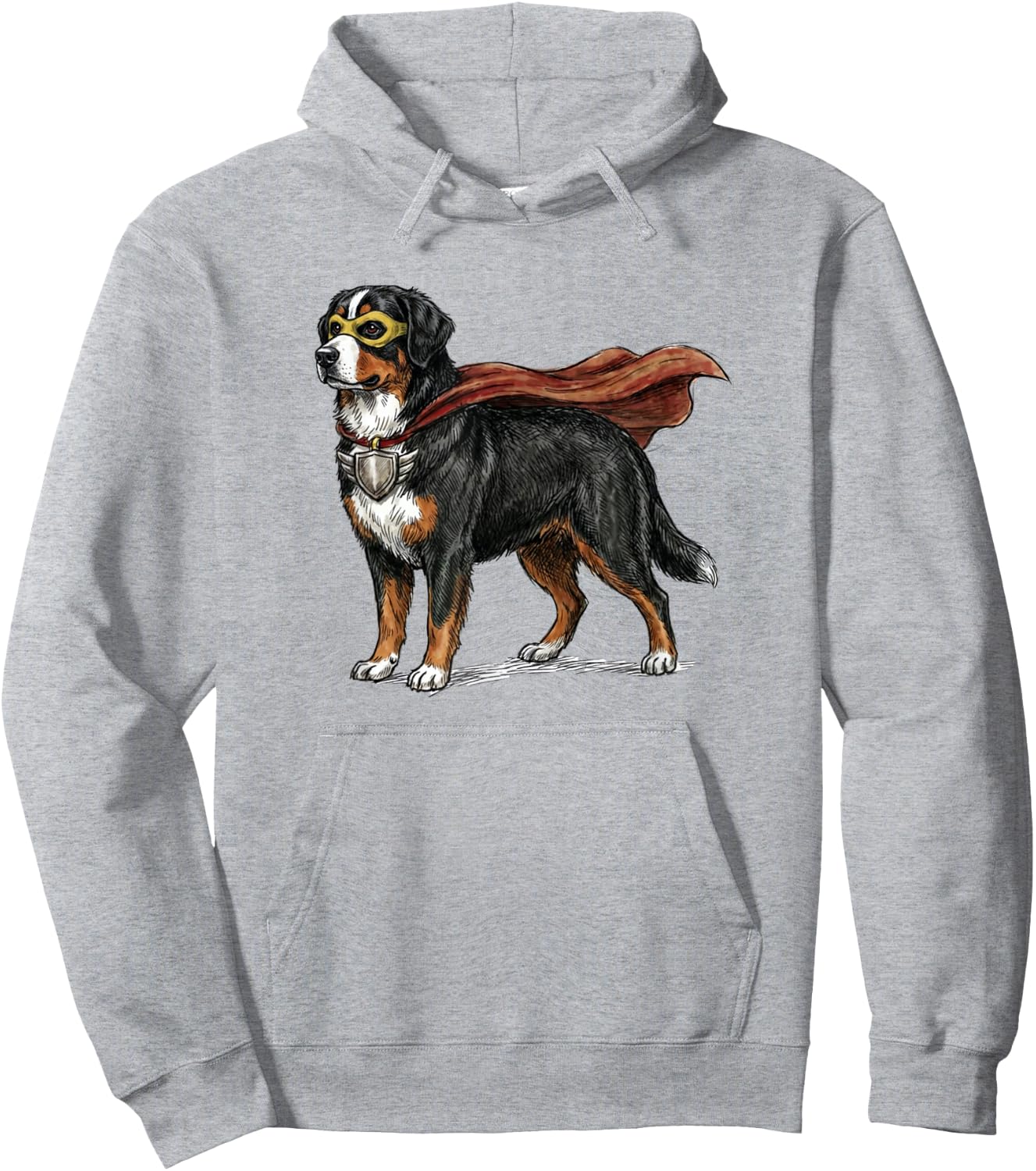 Bernese Mountain Dog Hoodie - Hoodie | Ash