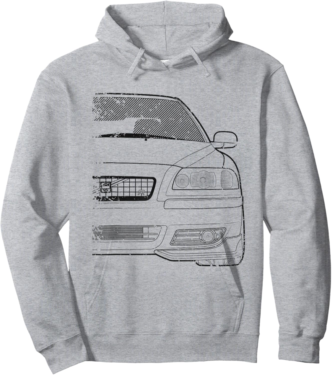 Classic Racing S60-R Turbo Stealth Hoodie - Hoodie | Ash