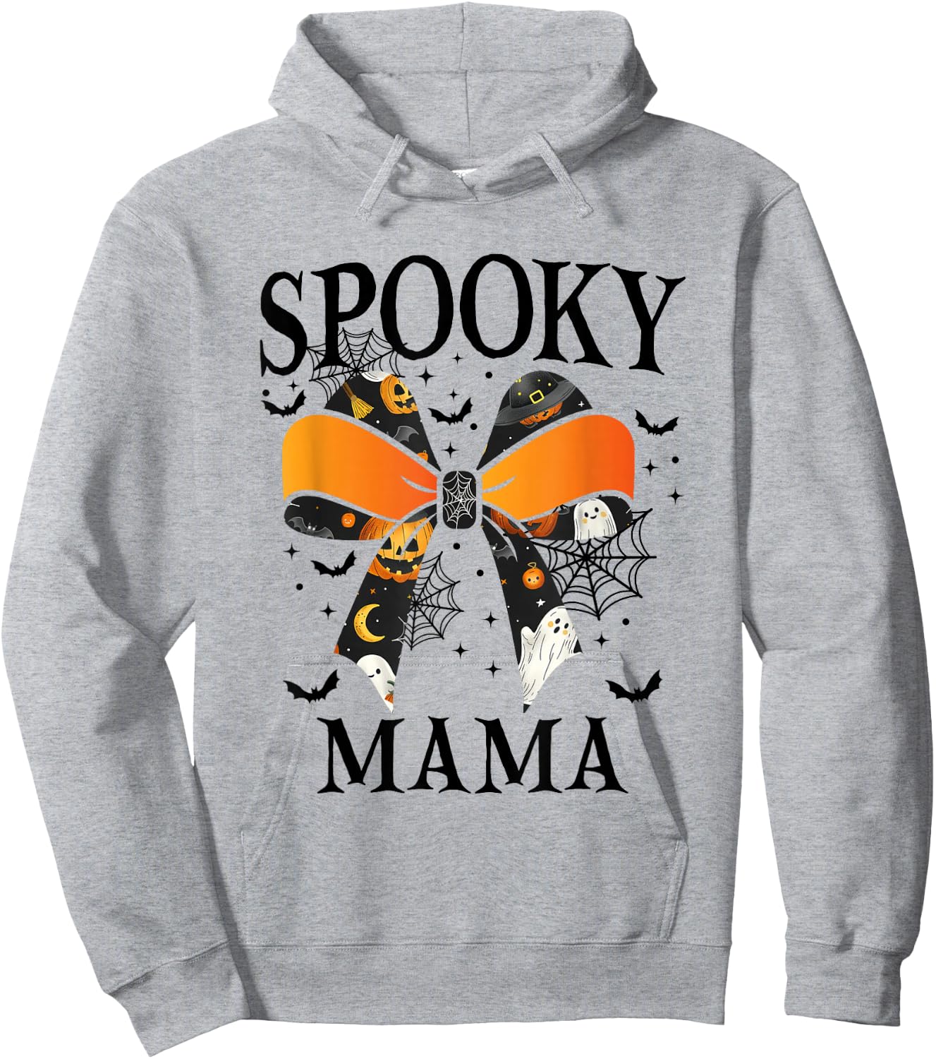 Spooky Mama & Mini Halloween Matching Spooky Season Hoodie - Hoodie | Ash
