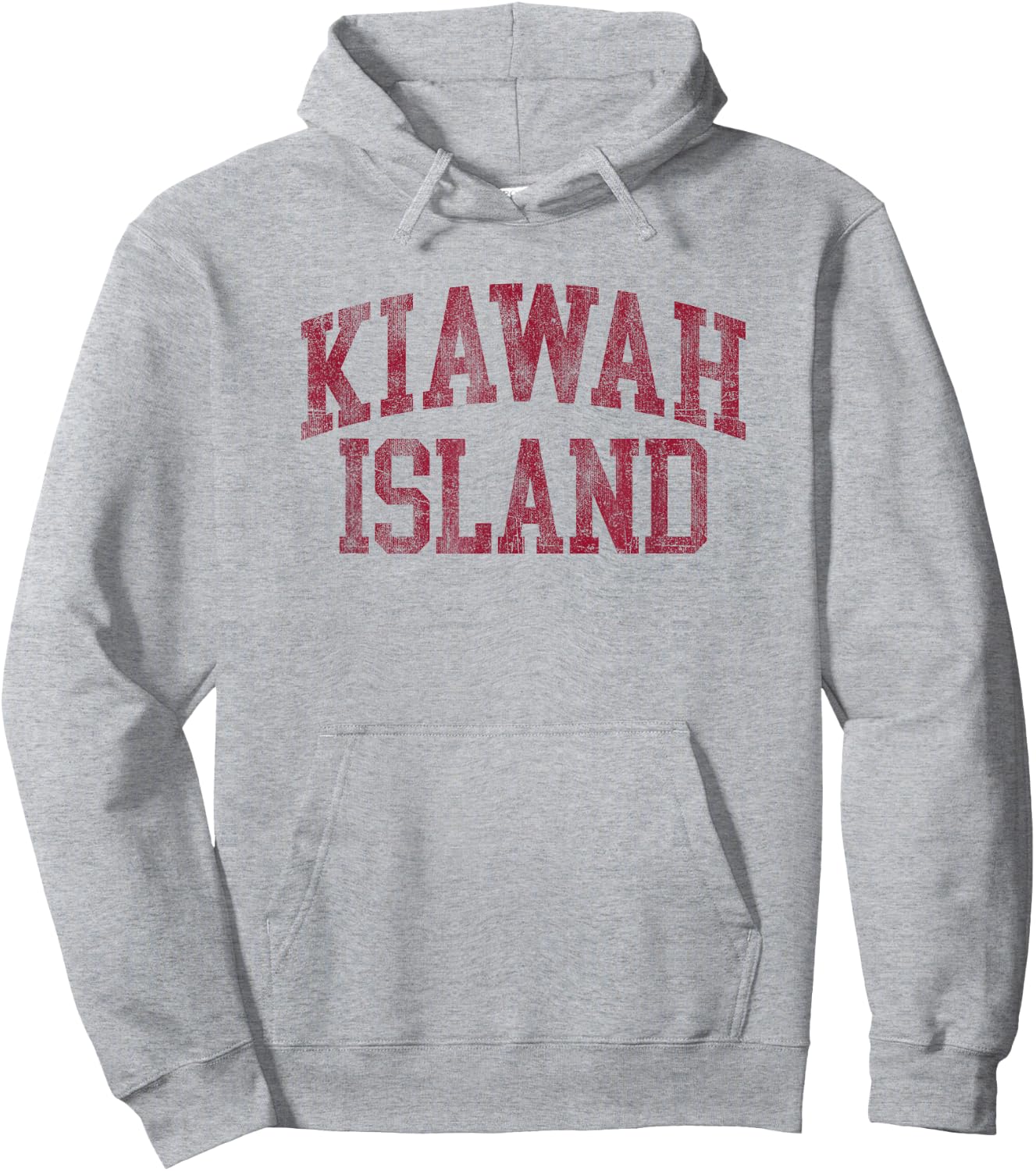 Kiawah Island South Carolina Souvenir Retro Preppy Throwback Hoodie - Hoodie | Ash