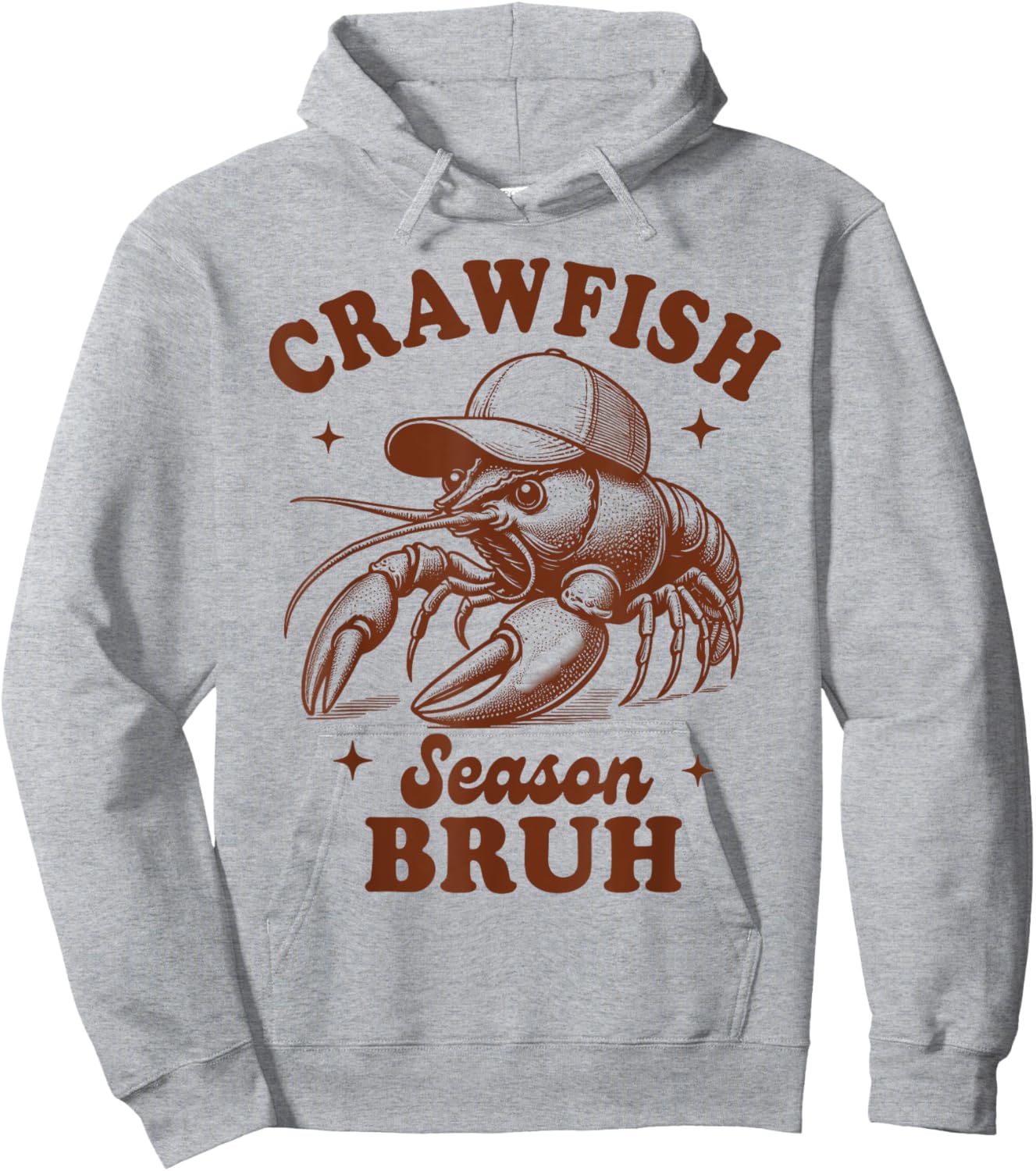 Crawfish Boil Lover Louisiana Seafood Crawfish Season Bruh Hoodie - Hoodie | Ash