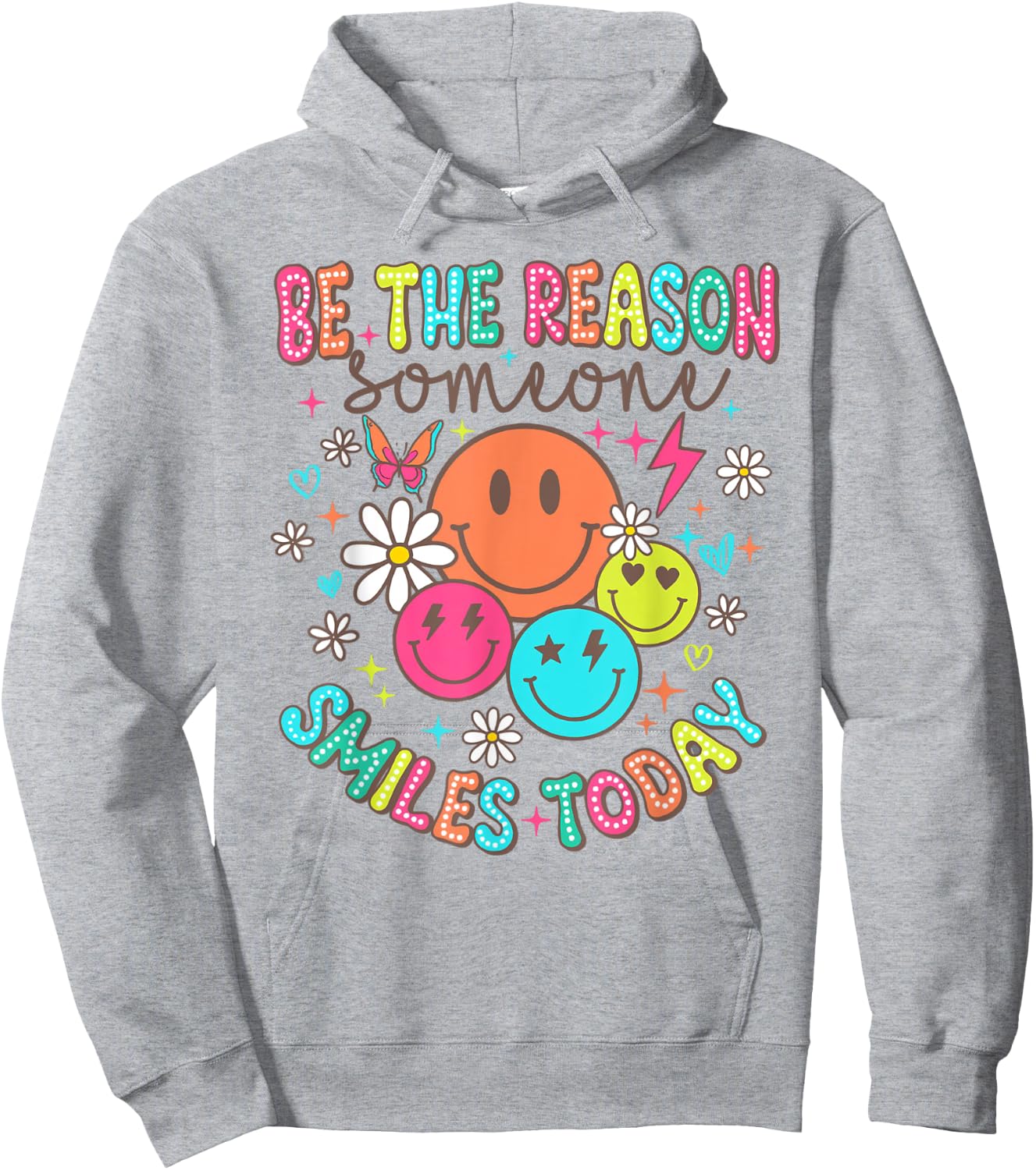 Mental Health Be The Reason Someone Smiles Today Hoodie - Hoodie | Ash