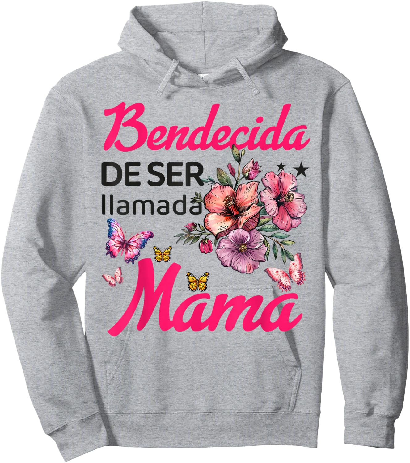 Dia De Las Madre Regalos Para Mama Espanol Camiseta Hoodie - Hoodie | Ash