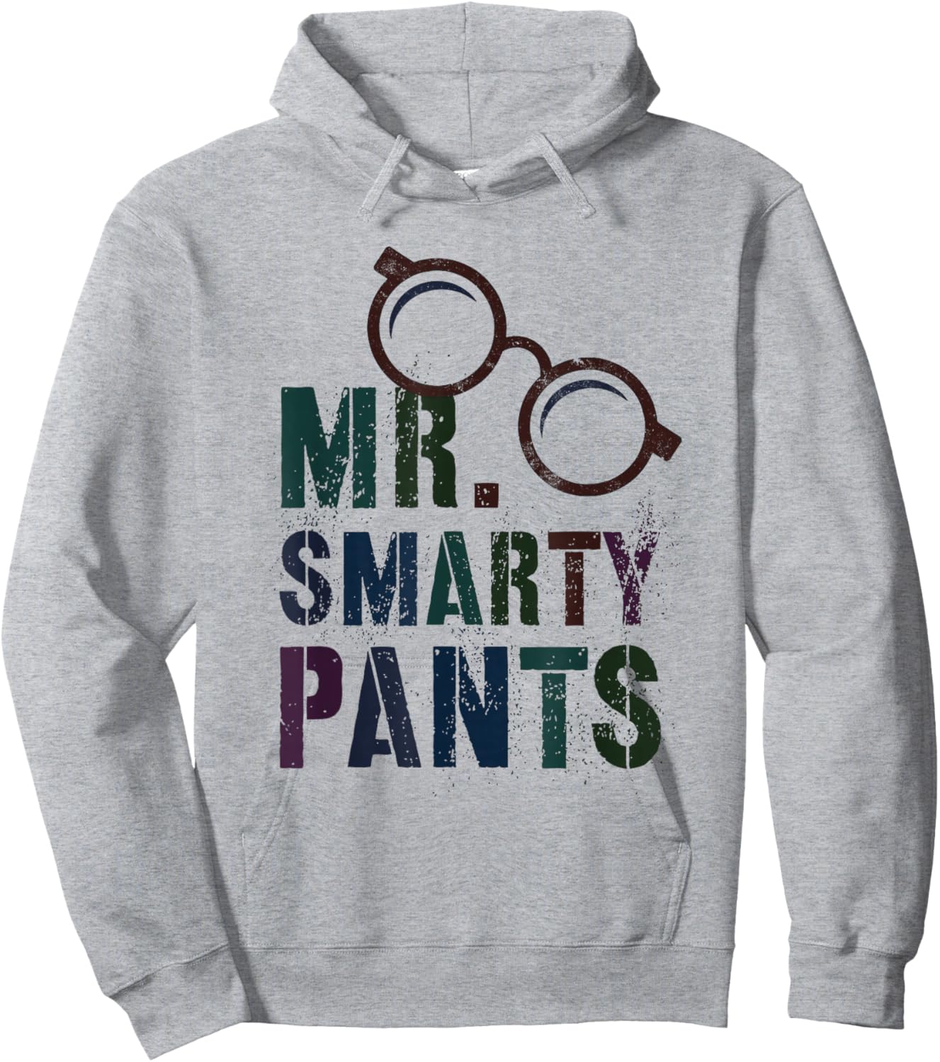 Funny Little MR SMARTY PANTS Last 100 Days School My Smartie Hoodie - Hoodie | Ash