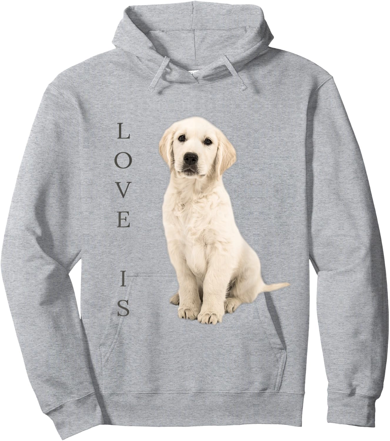 Labrador Retriever Shirt Women Men Kids White Lab Mom Dad Hoodie - Hoodie | Ash