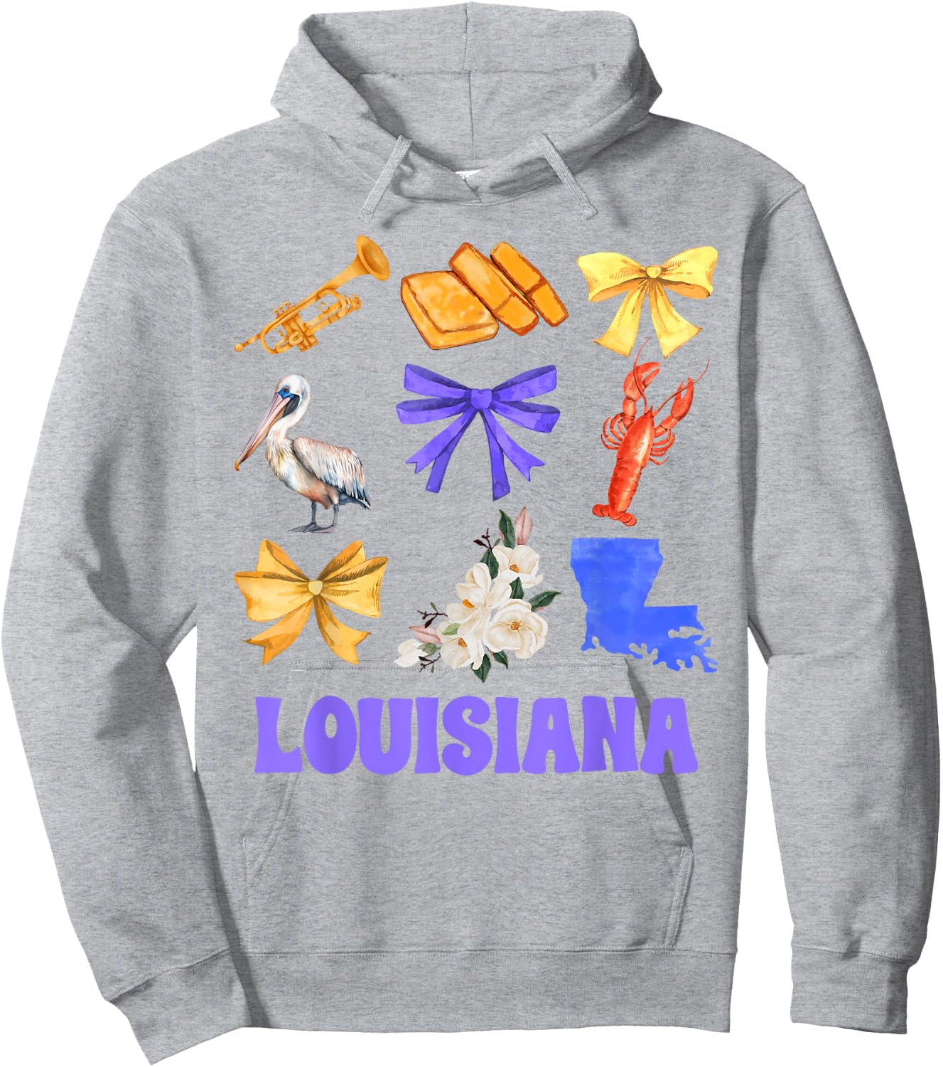 Louisiana State Meet Me In Louisiana Travel Trip Louisiana Hoodie - Hoodie | Ash