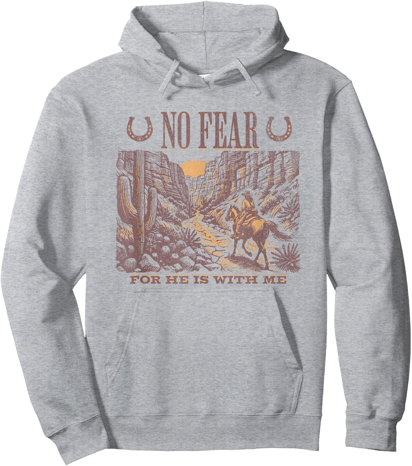 Cowboy Bible Scripture Verse Western Jesus For Faith Hoodie - Hoodie | Ash