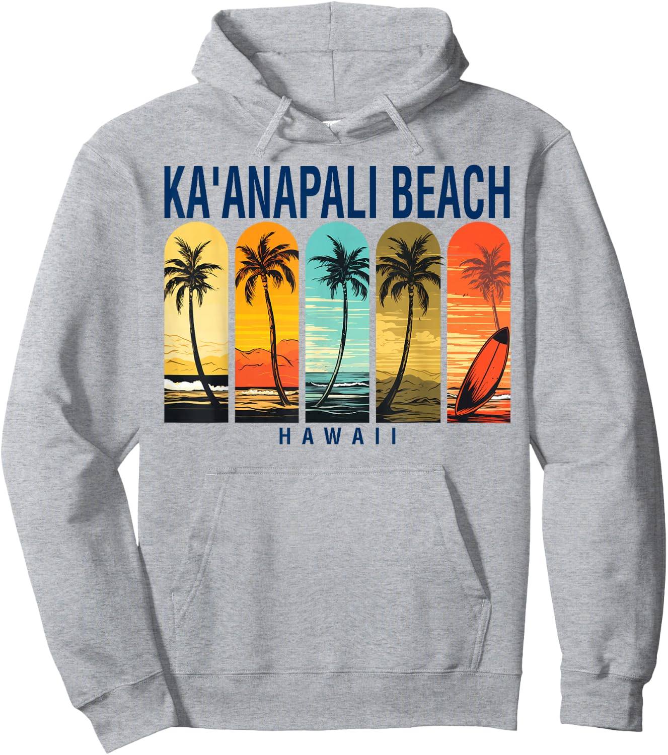 Kaanapali Beach Hawaii Men Beach Rider Women Hoodie - Hoodie | Ash