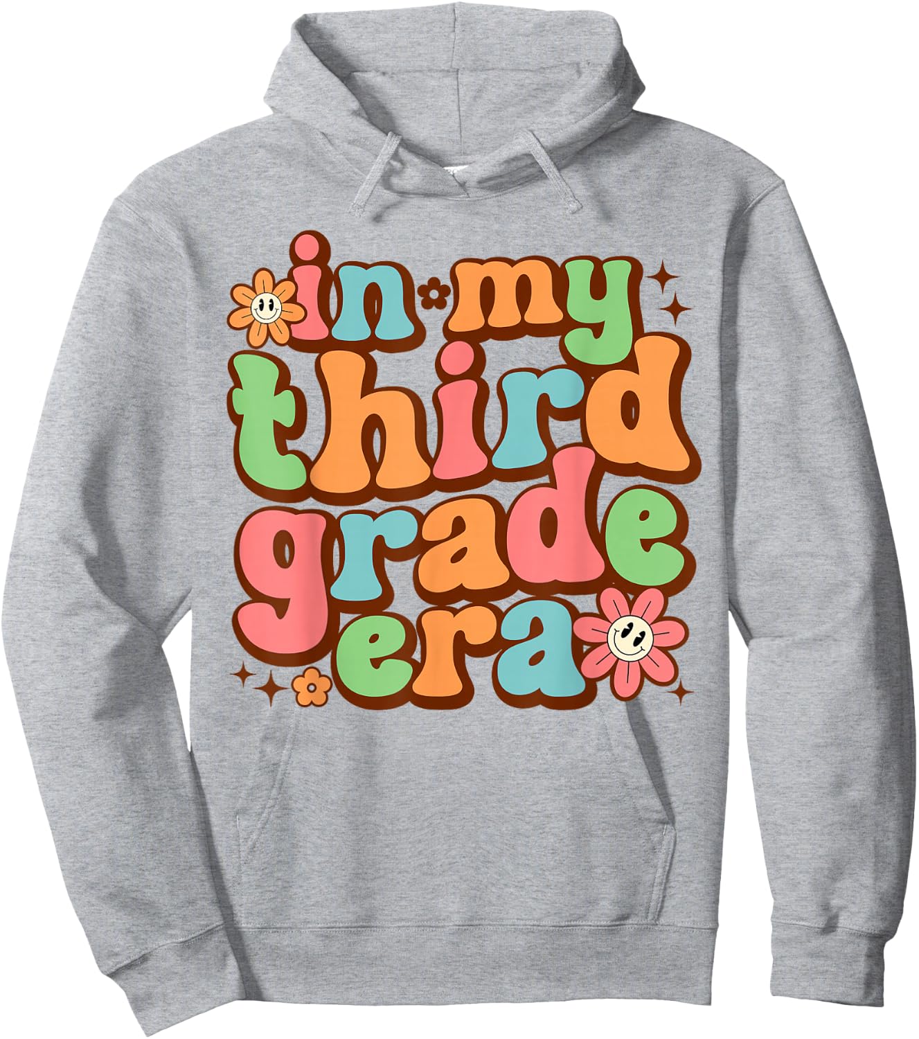 In My Third Grade Era 3rd Grade Girl Back to School Hoodie - Hoodie | Ash