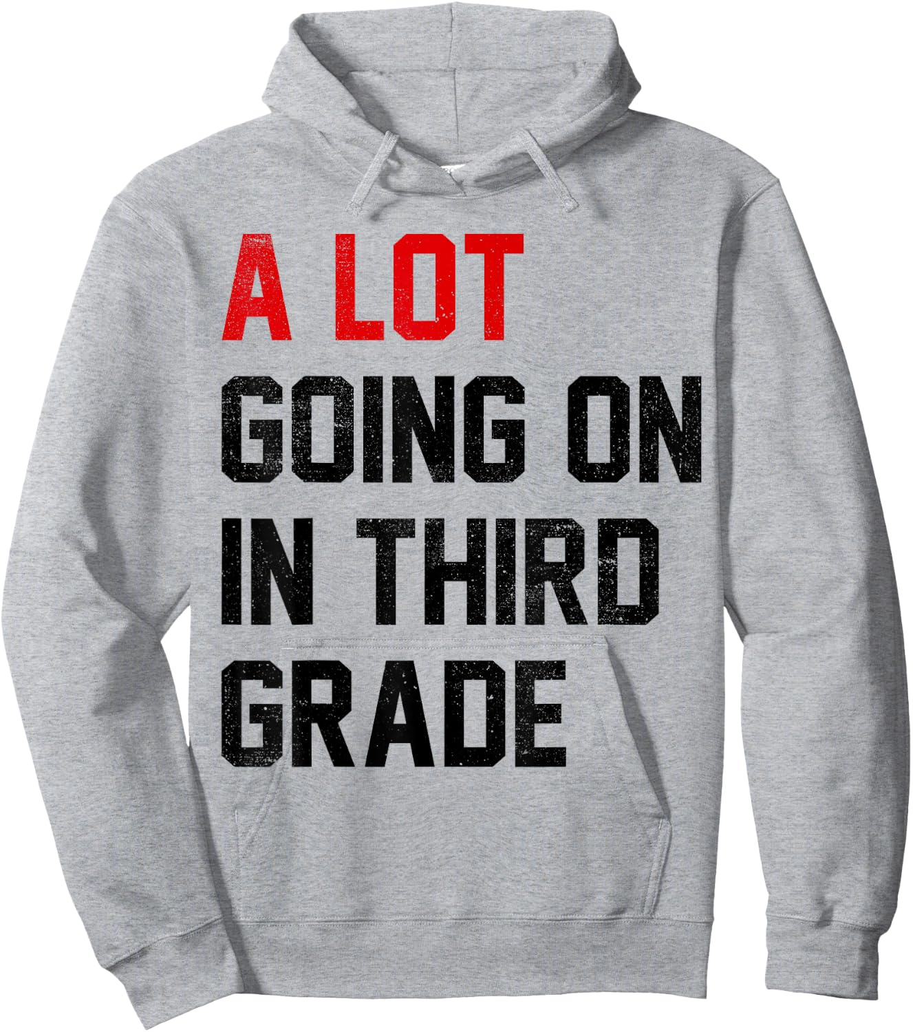 Teacher Student A Lot Going On In Third Grade Back To School Hoodie - Hoodie | Ash