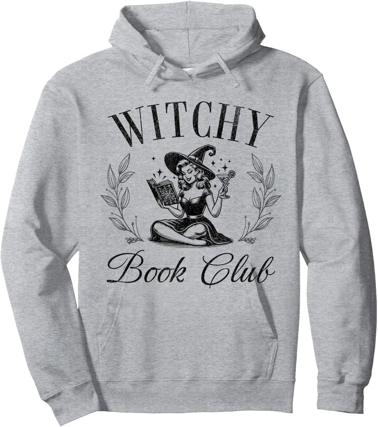 Witchy Book Club Halloween Spells Quote Saying Hoodie - Hoodie | Ash