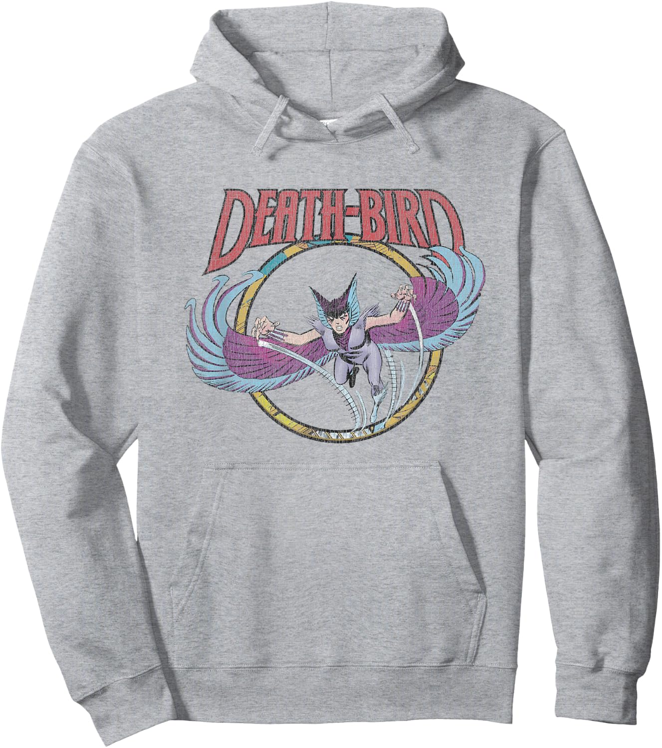 Marvel X-Men Death-Bird Retro Comic Book Portrait Vintage Hoodie - Hoodie | Ash