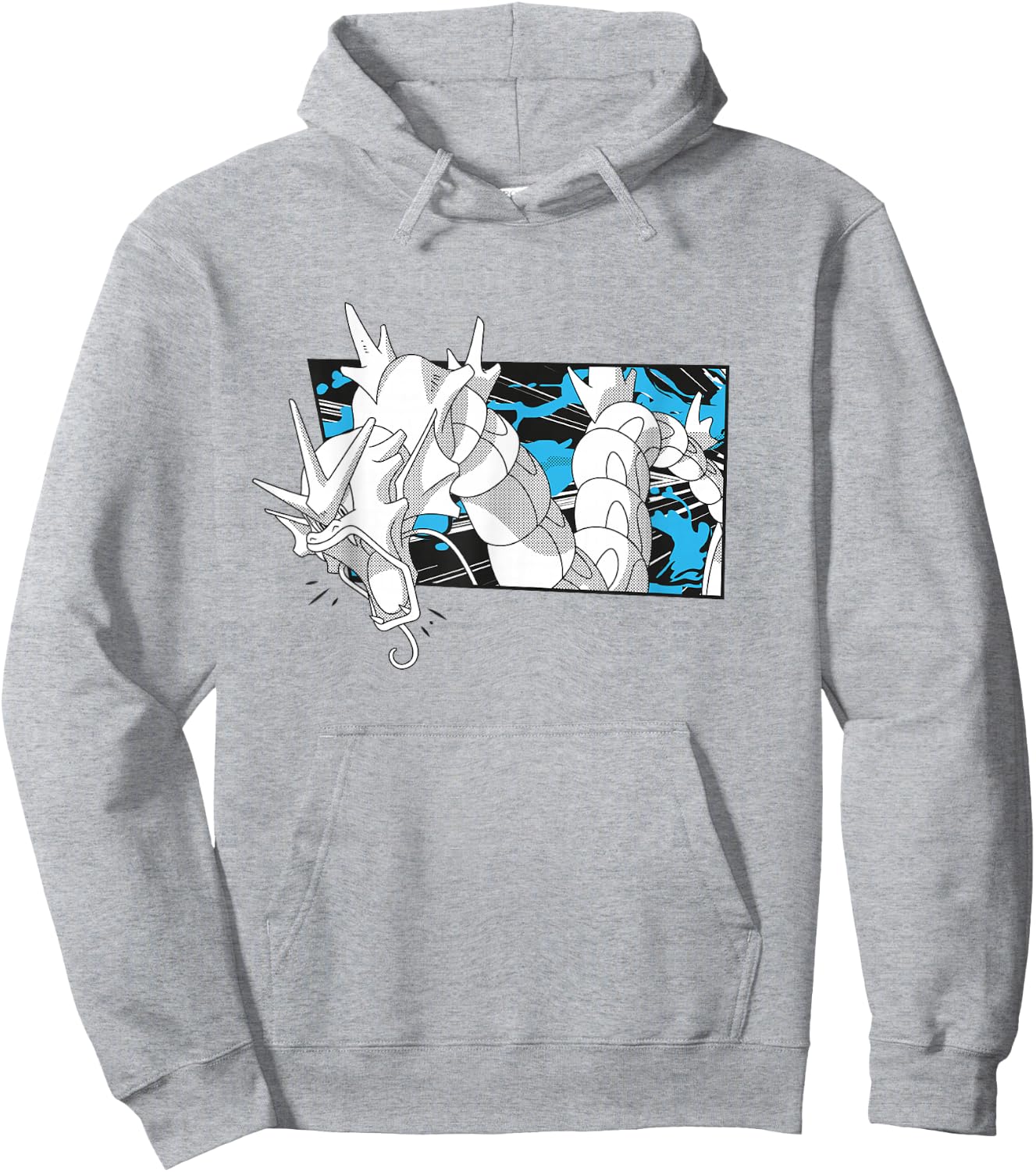 Pokémon Gyarados Full Of Rage Manga Panel Retro Shot Hoodie - Hoodie | Ash