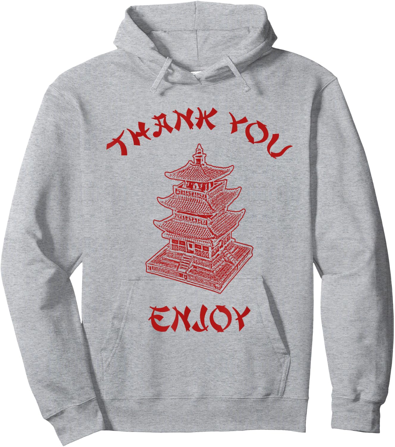 Chinese Takeout Food Thank You Box For Chef Asian Cuisine Hoodie - Hoodie | Ash