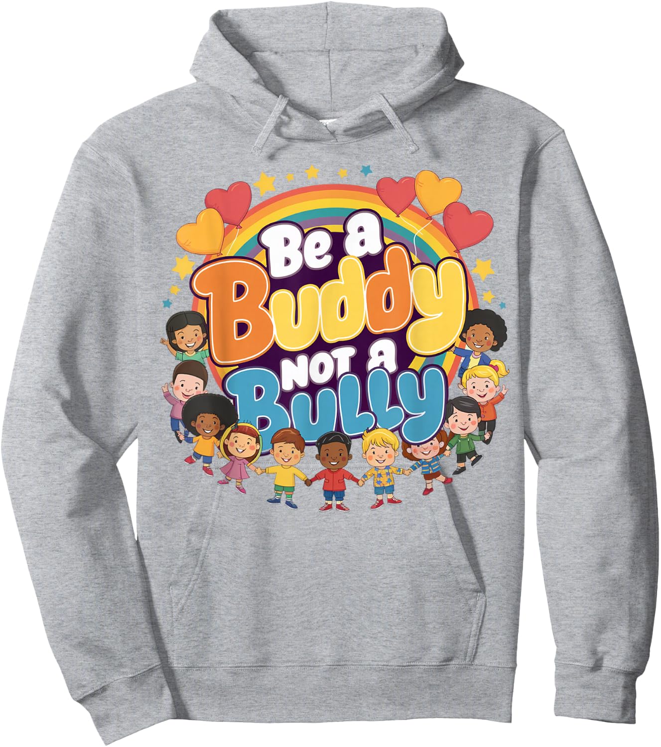 Unity Day Orange Day Be a Buddy Not a Bully Kids Boys Girls Hoodie - Hoodie | Ash