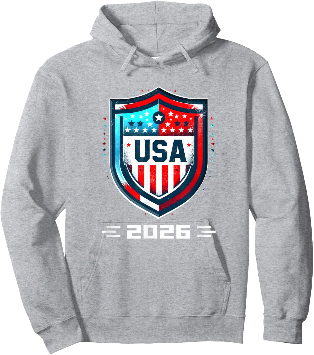 USA 2026 Go United States Sport USA Team 2026 USA Hoodie - Hoodie | Ash