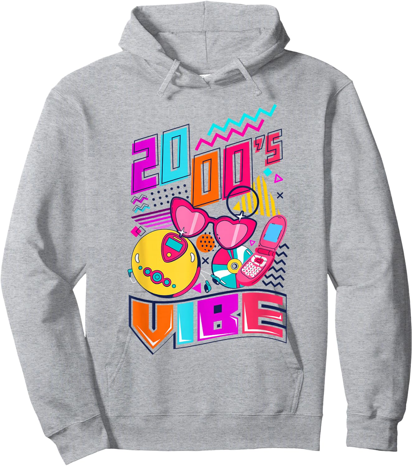 2000's Vibe 2000's Vintage Two-thousands Retro 00s Hoodie - Hoodie | Ash