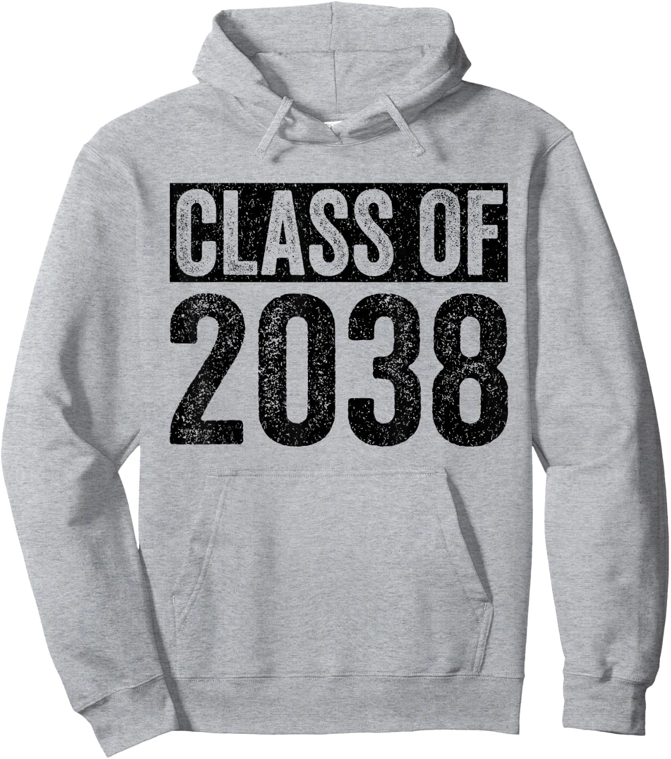 Class of 2038 Grow With Me Graduation First Day of School Hoodie - Hoodie | Ash