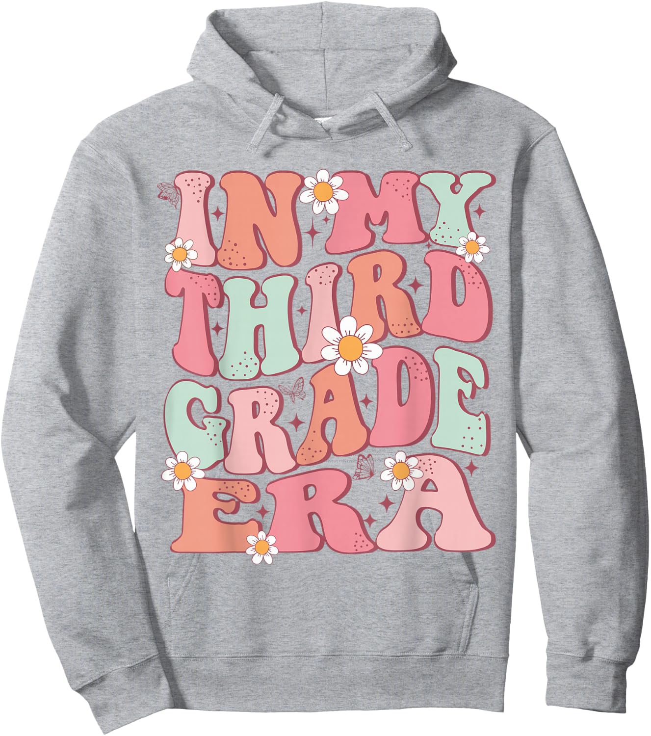 In My Third Grade Era Girl Cute Back To School 3rd Grade Era Hoodie - Hoodie | Ash