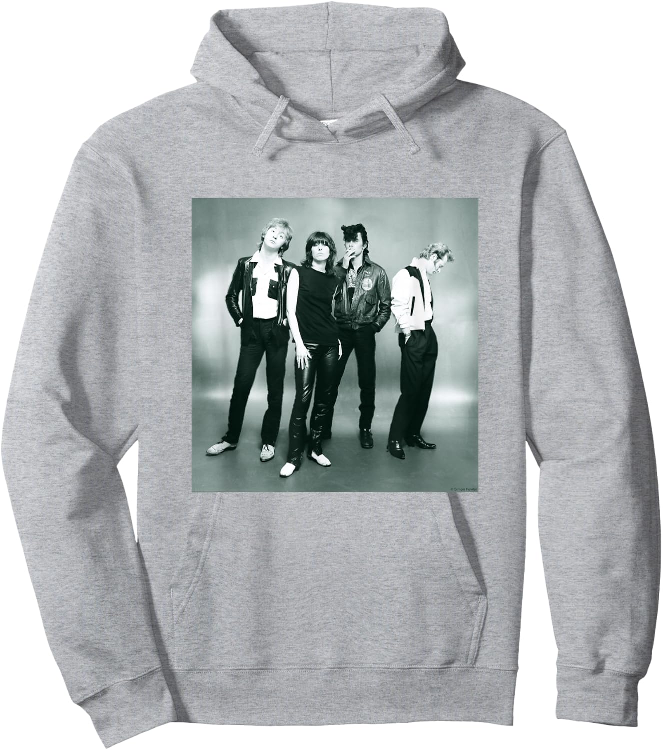 The Pretenders Band Studio Shoot By Simon Fowler Hoodie - Hoodie | Ash