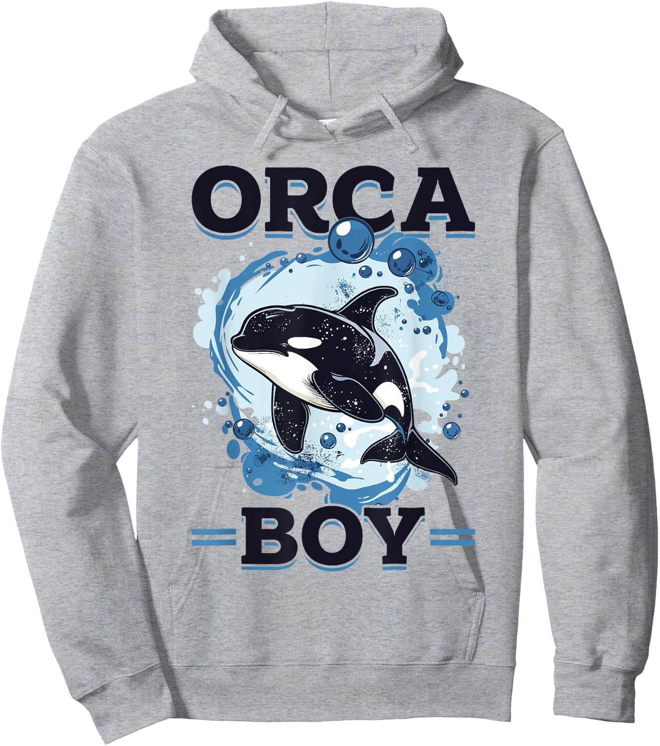Funny Orca Animal Orca Boy Hoodie - Hoodie | Ash