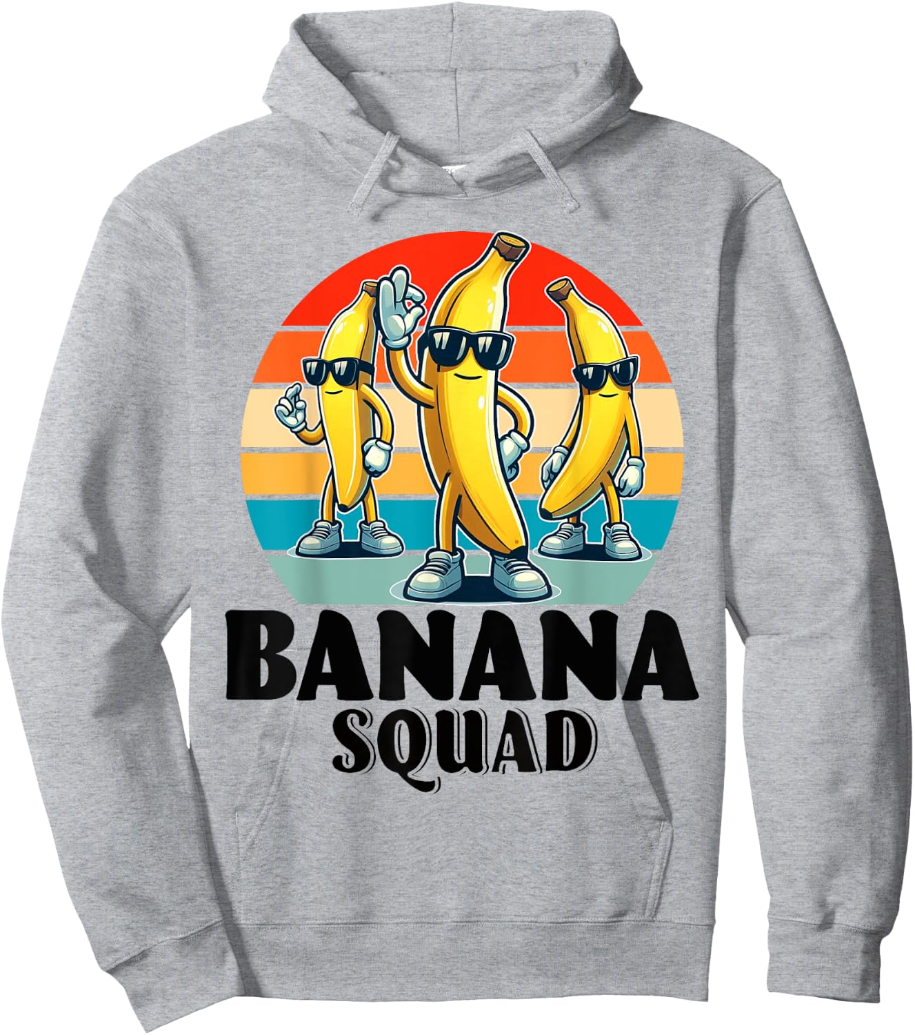 Bananas Shirt Men Women Cute Banana Gifts Funny Banana Squad Hoodie - Hoodie | Ash