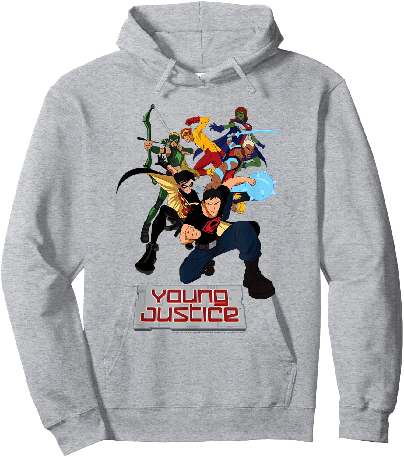 Young Justice Superboy, Robin, Aqualad, Artemis, Kid Flash Hoodie - Hoodie | Ash