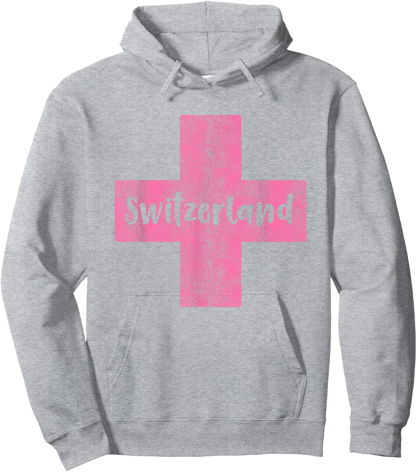 Swiss Flag of Switzerland Souvenir and Girls Hoodie - Hoodie | Ash