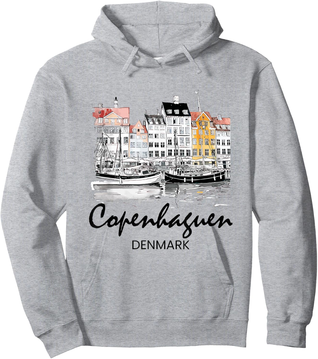 Copenhagen Denmark, danish Hoodie - Hoodie | Ash