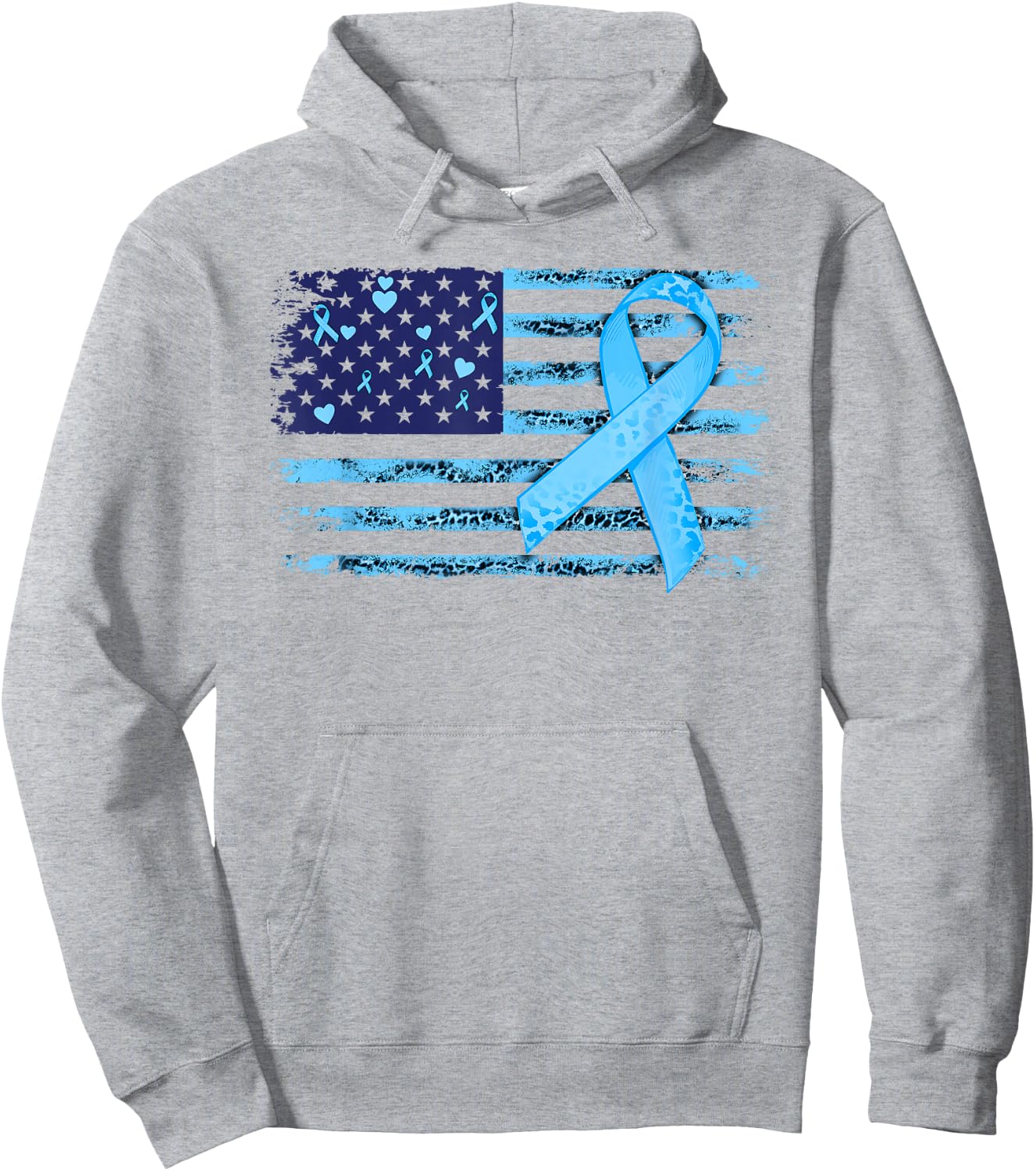 Prostate Cancer Awareness Hoodie - Hoodie | Ash