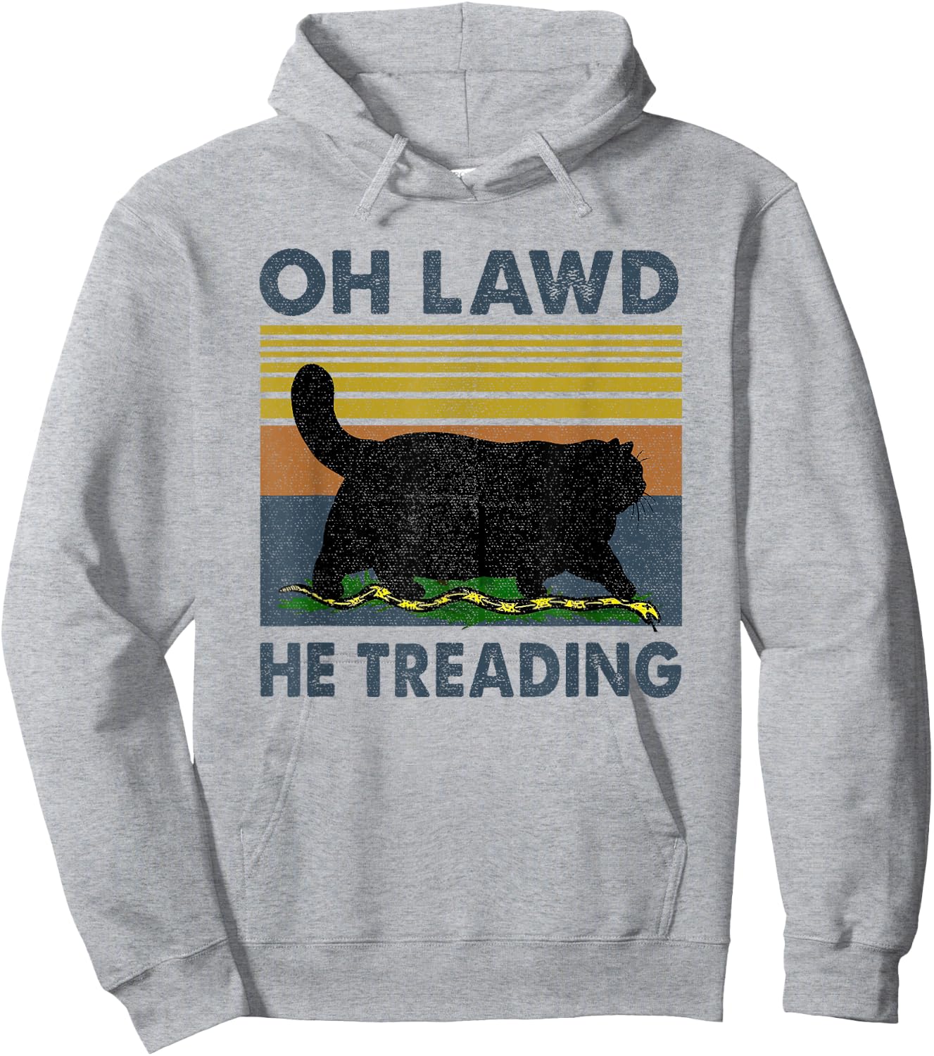 Oh Lawd He Treading Hoodie - Hoodie | Ash