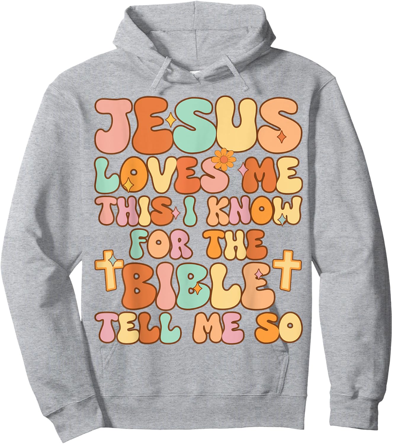 Toddler Jesus Loves Me This I Know Kid Youth Jesus Christian Hoodie - Hoodie | Ash