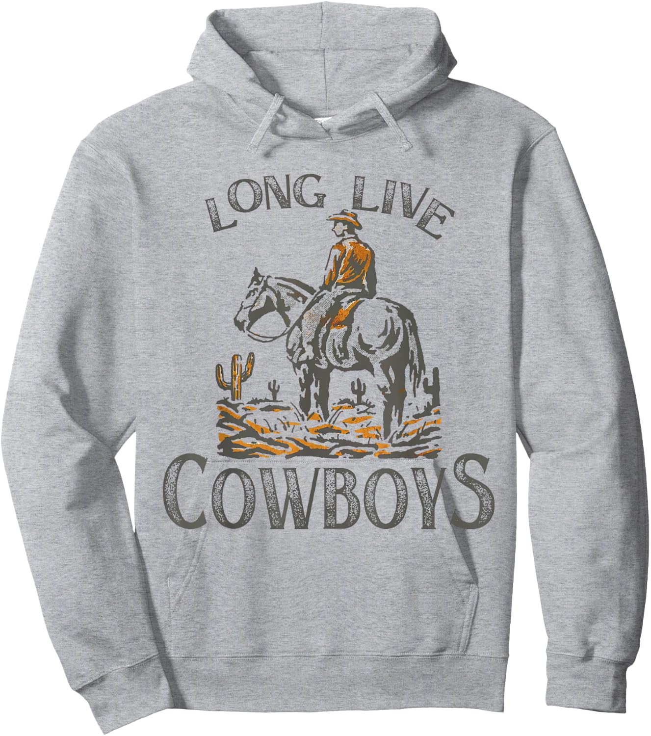 Long Live For Cowboys Men Women Western Country Music Hoodie - Hoodie | Ash