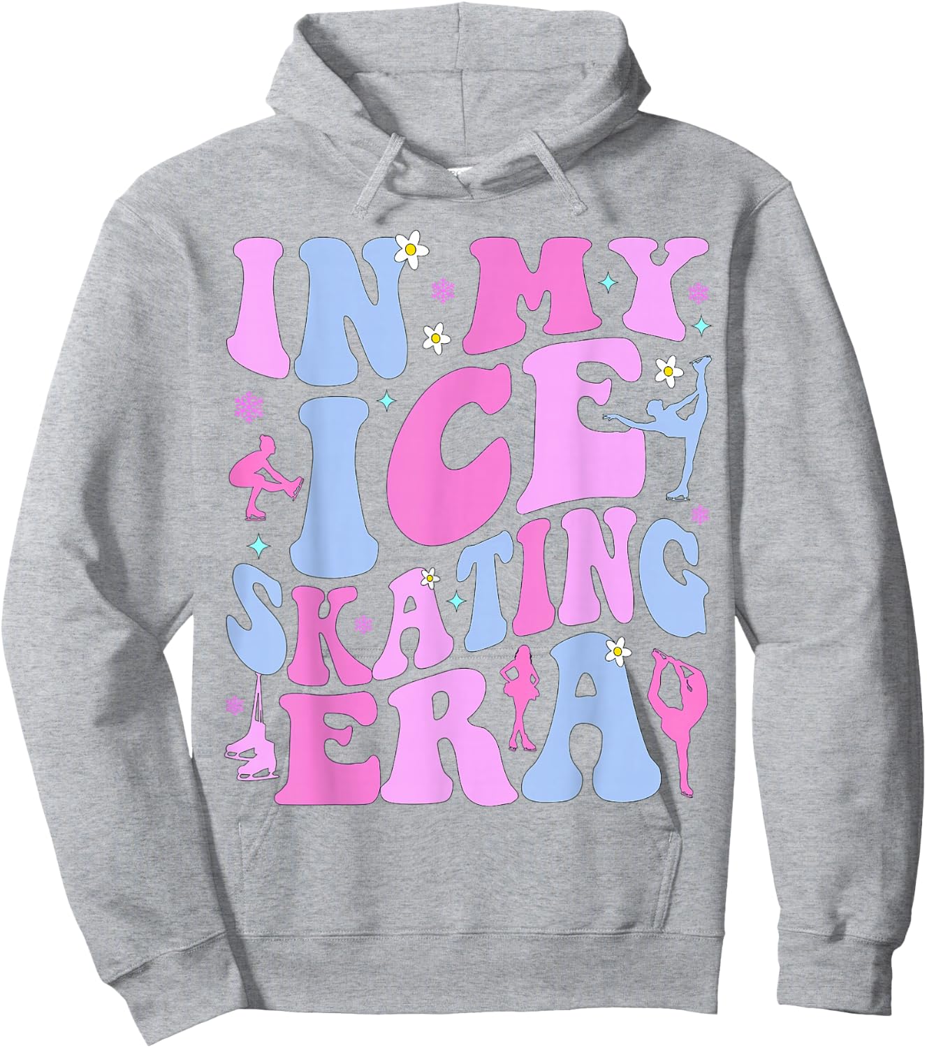 In My Ice Skating Era Figure Hockey Skating Girls Boys Coach Hoodie - Hoodie | Ash
