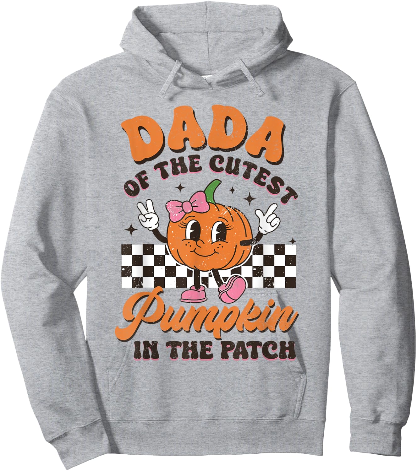 Dada of The Cutest Pumpkin In The Patch Halloween Fall Hoodie - Hoodie | Ash