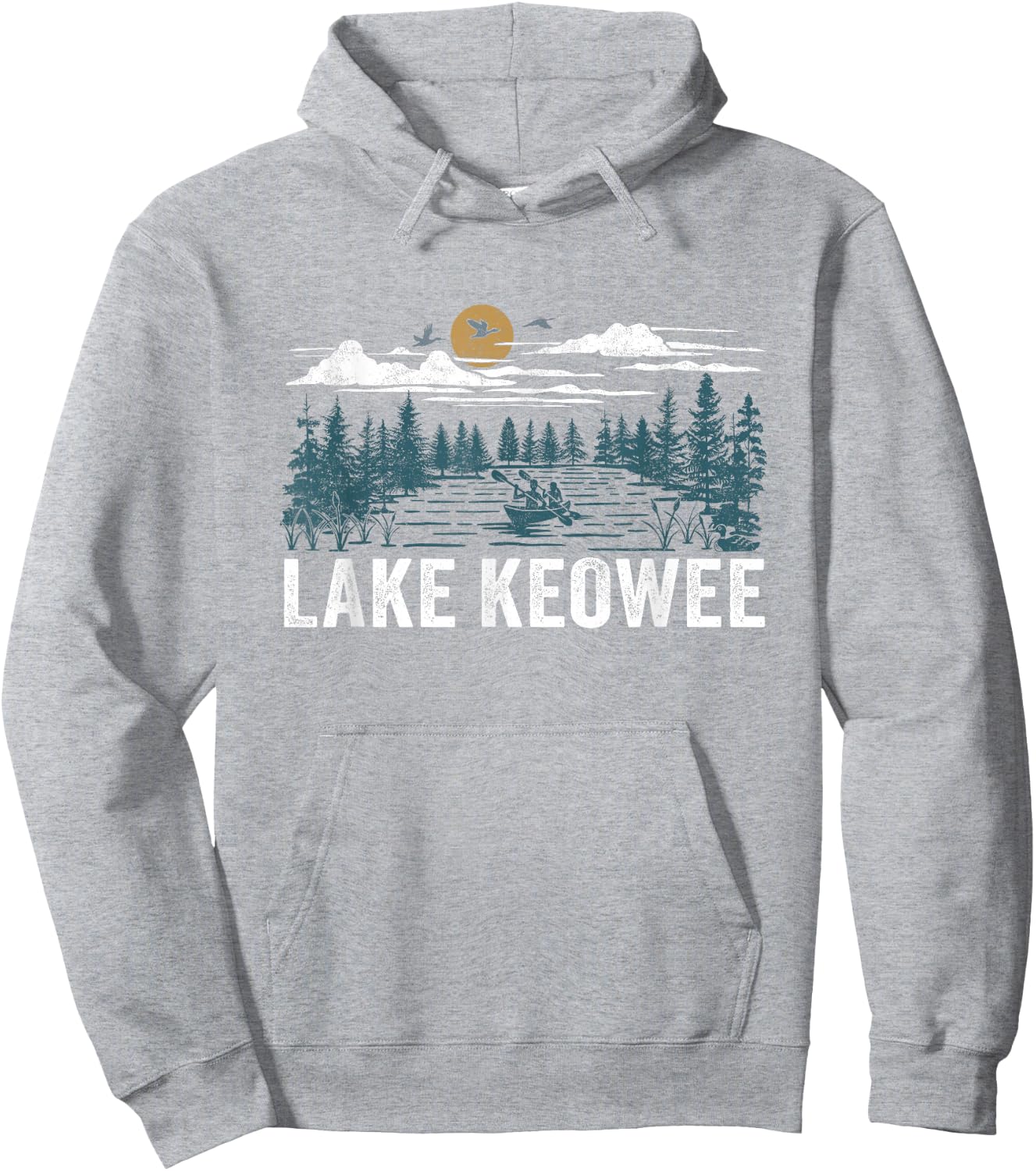 Lake Keowee South Carolina Hoodie - Hoodie | Ash