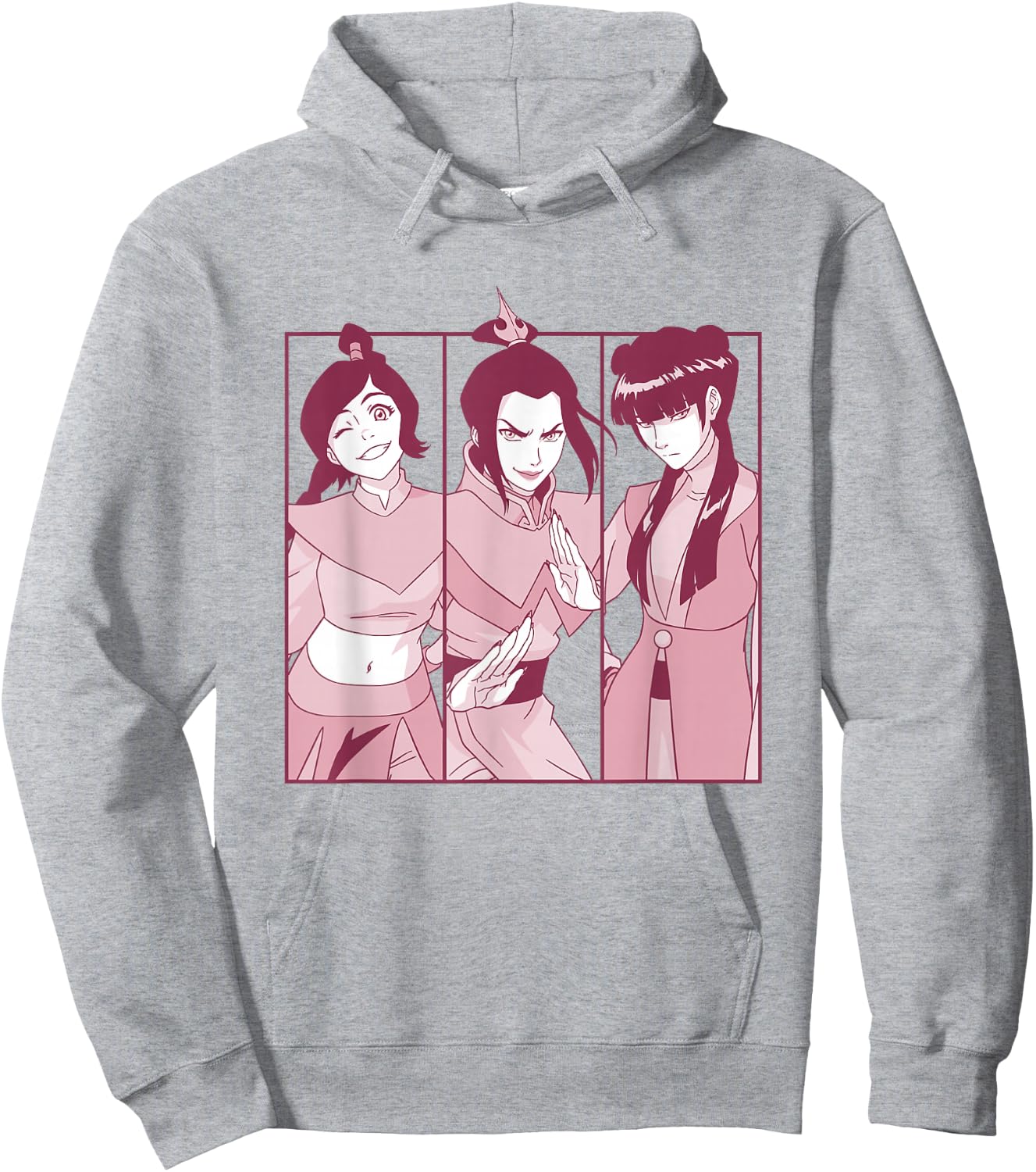 Avatar: The Last Airbender Mighty Women Warrior Panels Hoodie - Hoodie | Ash