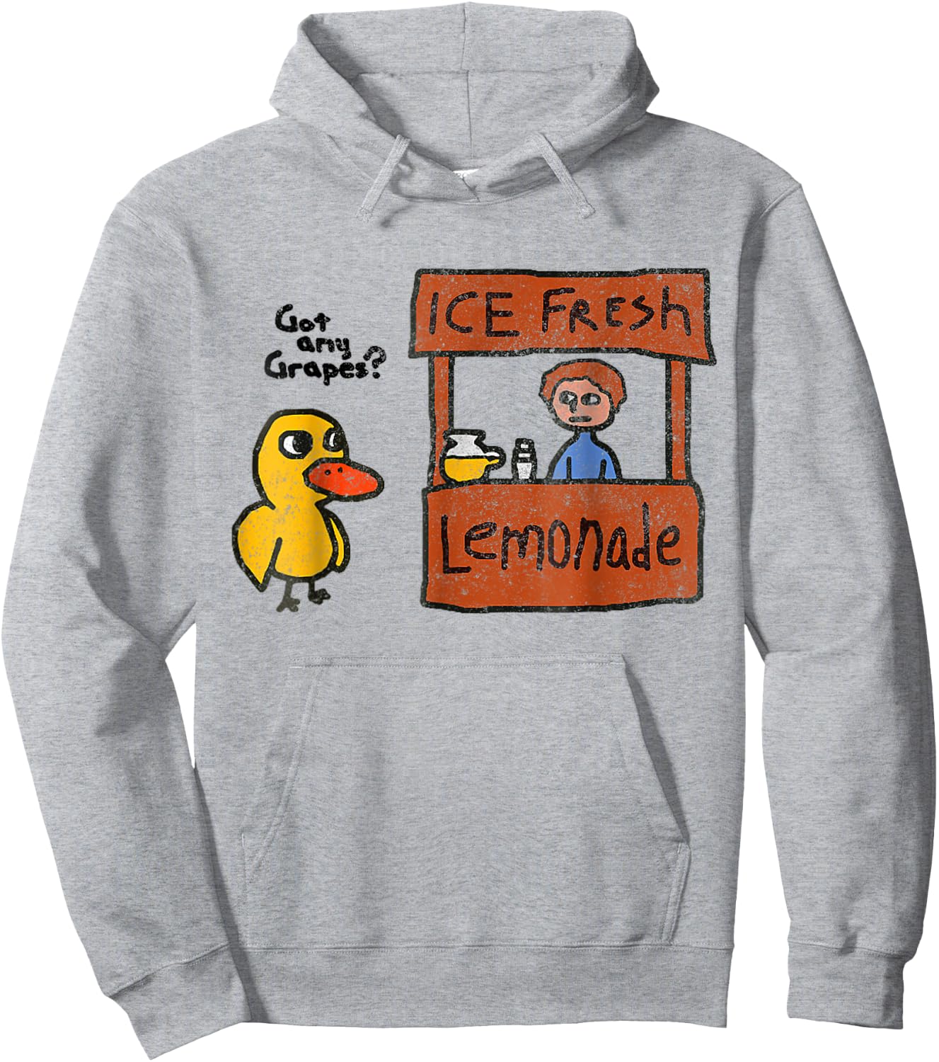Ice Fresh Lemonade Shirt Duck Funny Got Any Grapes Love Gift Hoodie - Hoodie | Ash