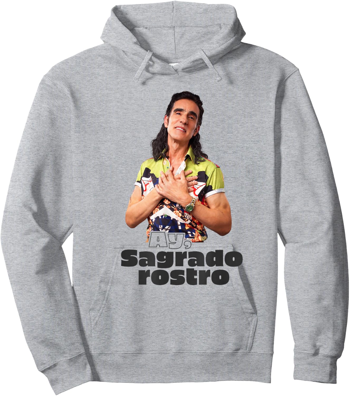 Pedro El Escamoso - Sagrado Rostro Hoodie - Hoodie | Ash