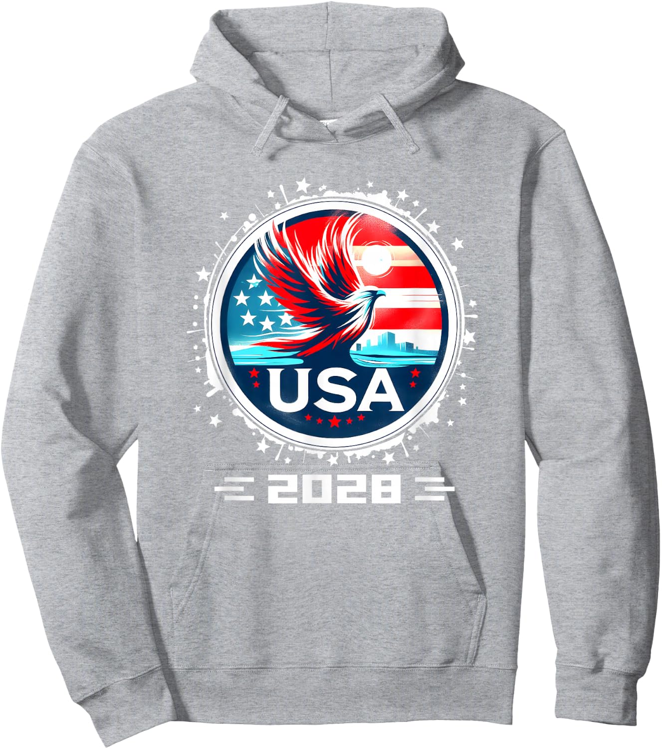 USA 2028 Go United States Sport USA Team 2028 USA Hoodie - Hoodie | Ash