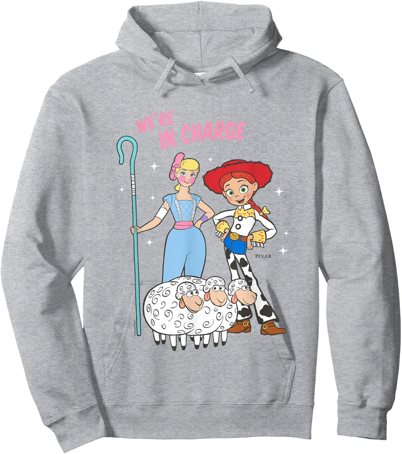 Disney Pixar Toy Story We're in Charge Bo Peep Jessie Hoodie - Hoodie | Ash