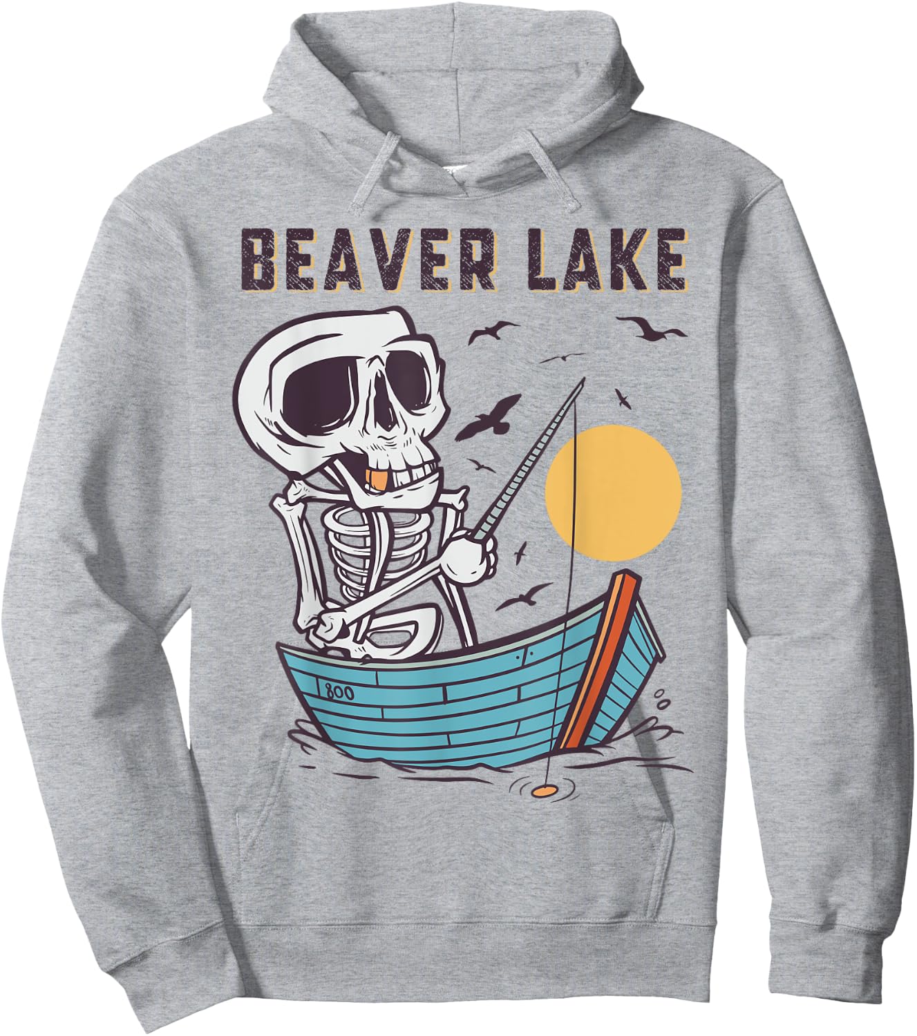Beaver Lake Fishing, Beaver Lake Hoodie - Hoodie | Ash