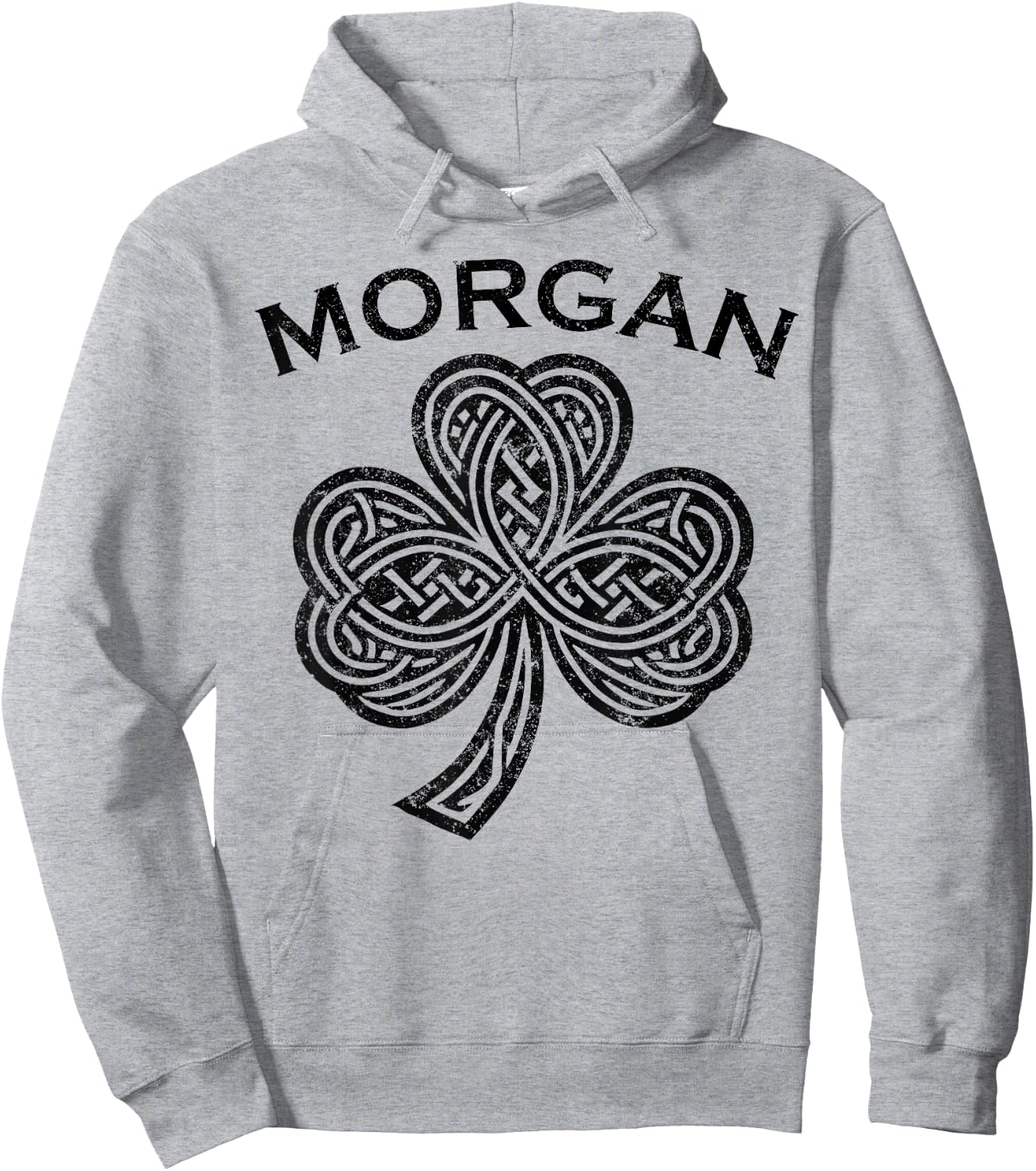 Morgan Family Last Name Irish Ireland Celtic Hoodie - Hoodie | Ash