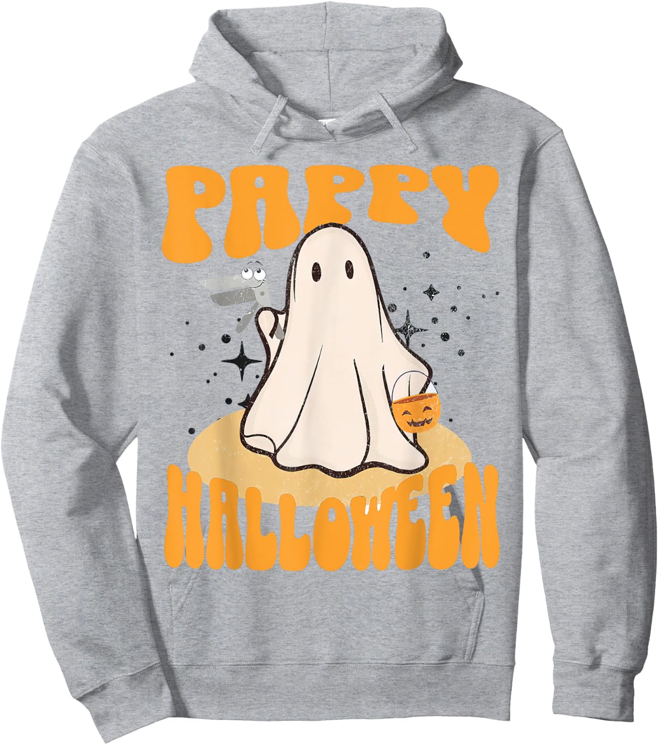 Halloween OBGYN Nurse, Pappy Halloween Ghost With Speculum Hoodie - Hoodie | Ash