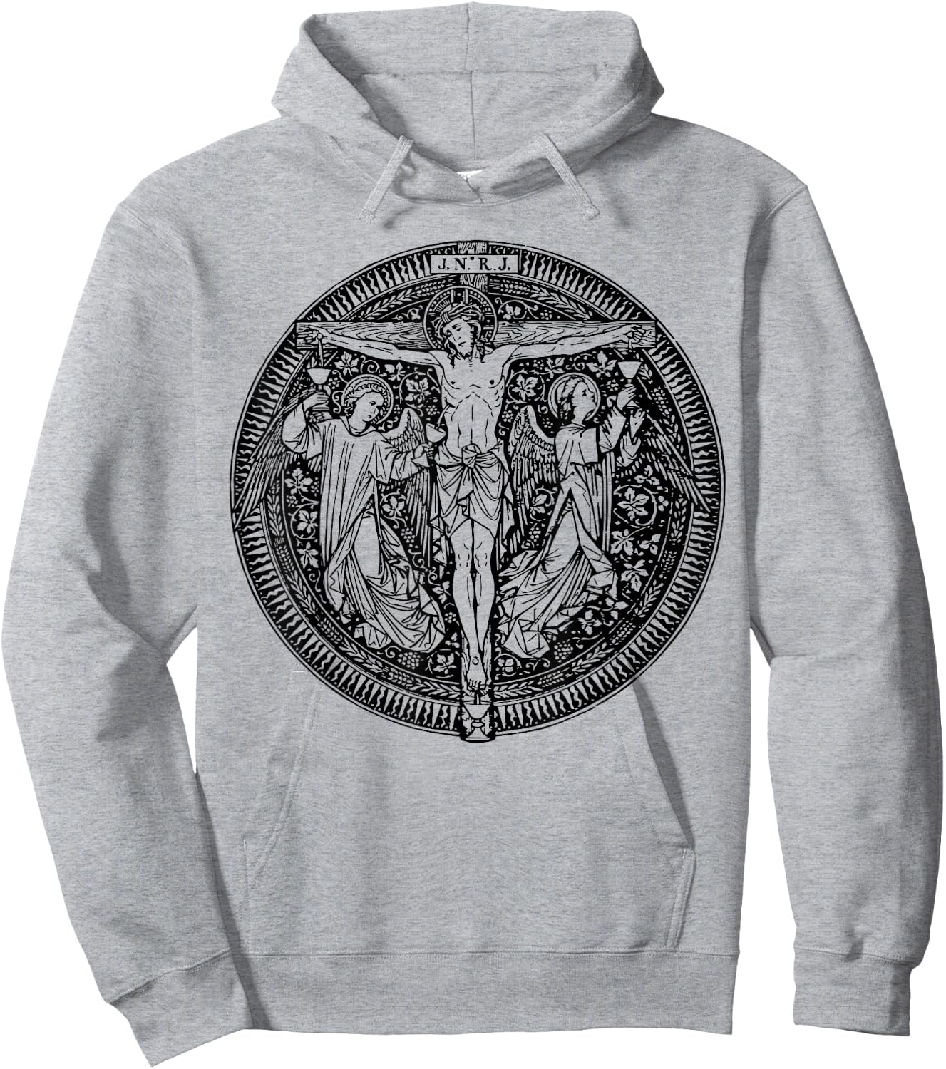 Devotion to Most Precious Blood of Jesus Christ Catholic Hoodie - Hoodie | Ash