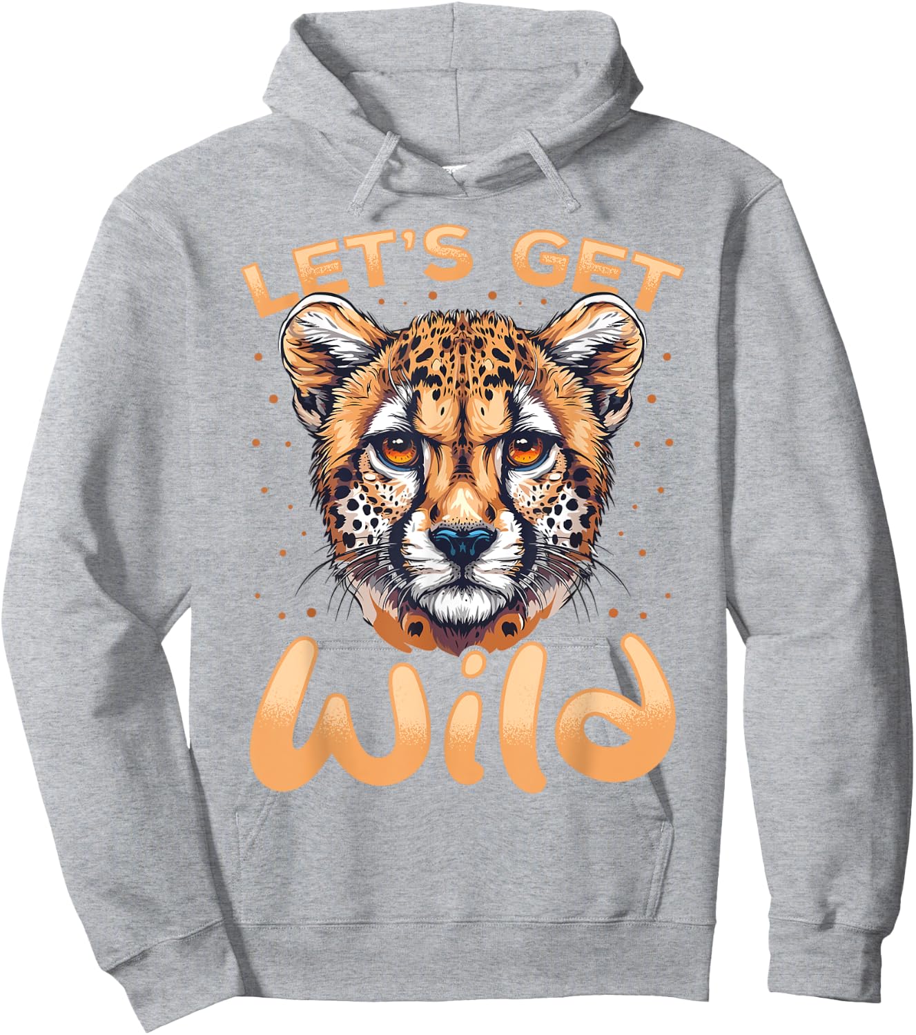Funny Cheetah Animal Let´s get Wild Hoodie - Hoodie | Ash