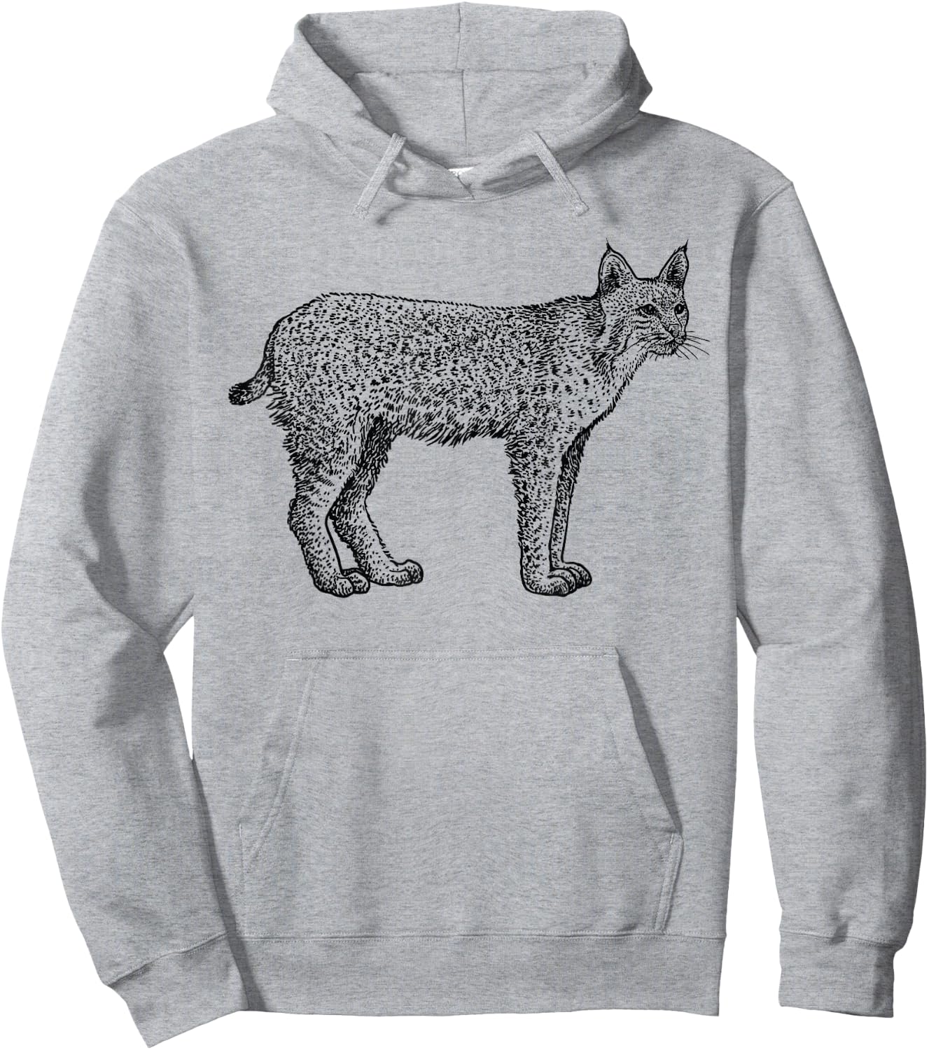Bobcat Wildlife Shirt Sprit Animal for Kids Men Women Hoodie - Hoodie | Ash