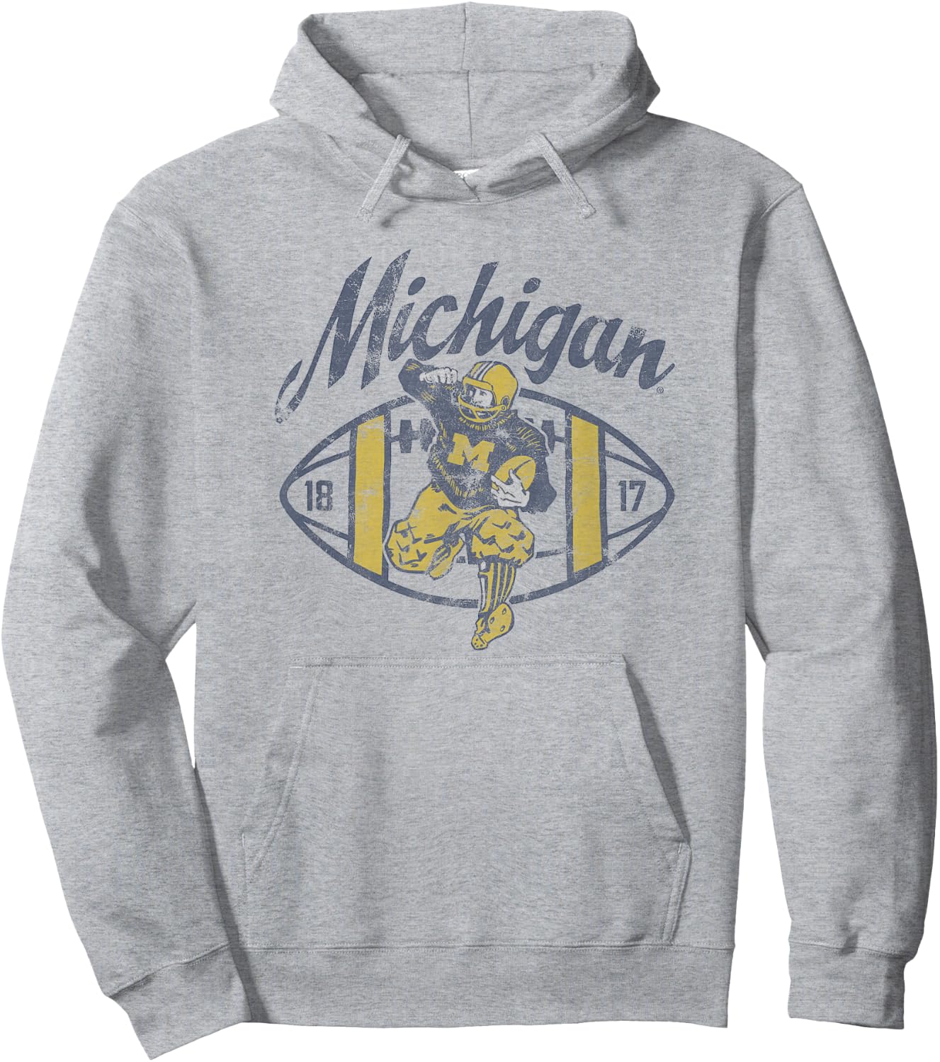 University of Michigan Wolverines U of M Spirit Collection Hoodie - Hoodie | Ash